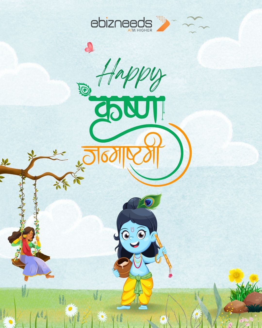 Just like Krishnaโs teachings inspire balance and clarity, may we continue to innovate with purpose and vision.
Happy Janmashtami from ebizneeds!
#ebizneeds #KrishnaJanmashtami #HappyJanmashtami #DivineWisdom #InnovationWithValues #FestiveSpirit