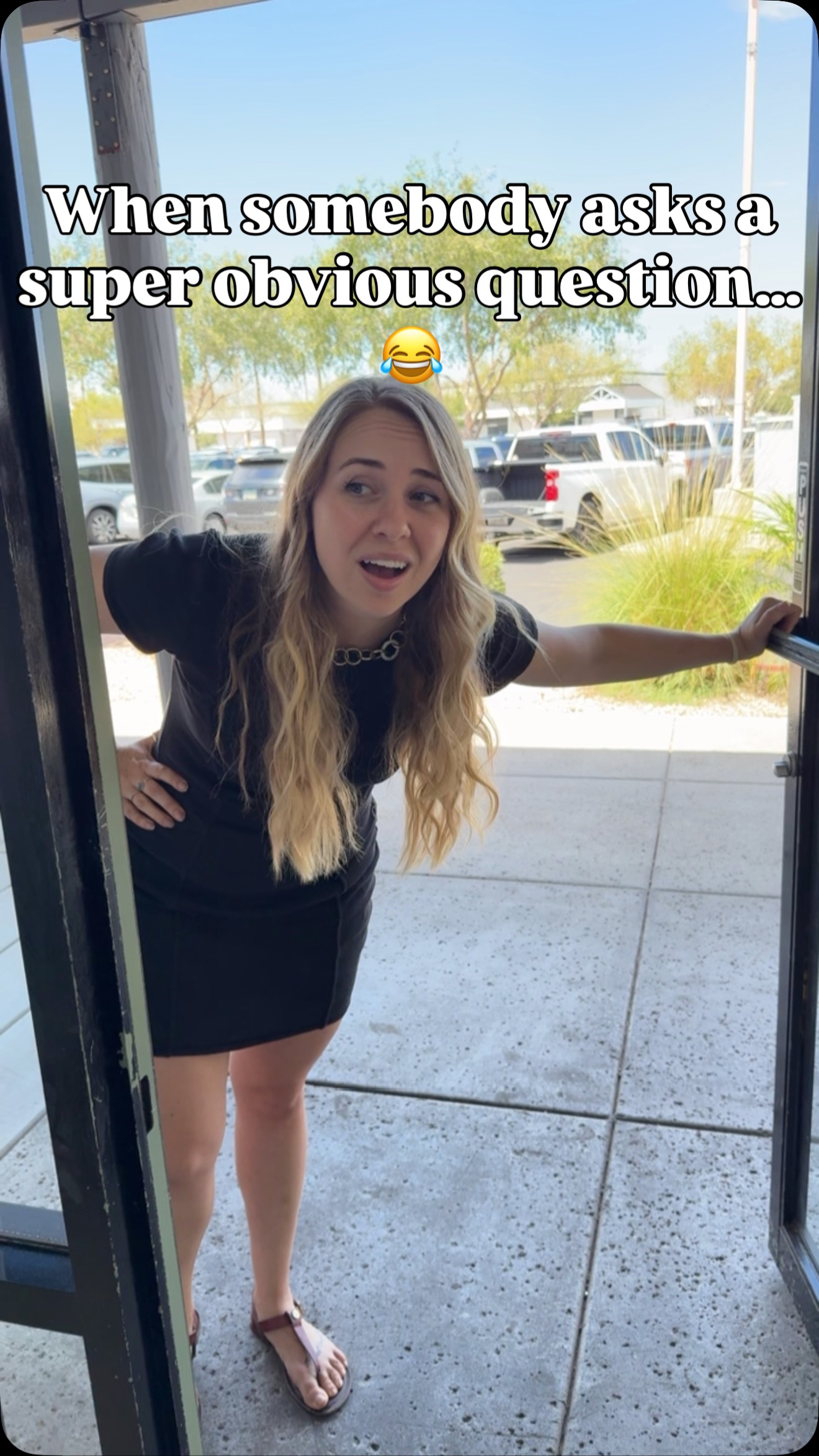 Some days you just want to play along. 🤨🙄 #salonlife #funnyreel #beingsillytogether #sohohairbar