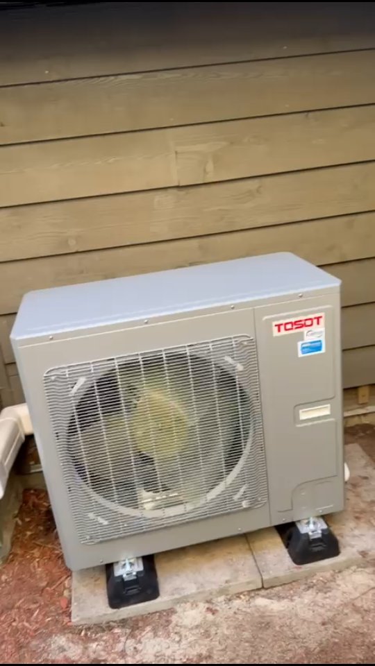 Tosot Dual Fuel Heatpump Installation #hvac #hvacinstall #heatingandairconditioning #heatpump #hvactechnician