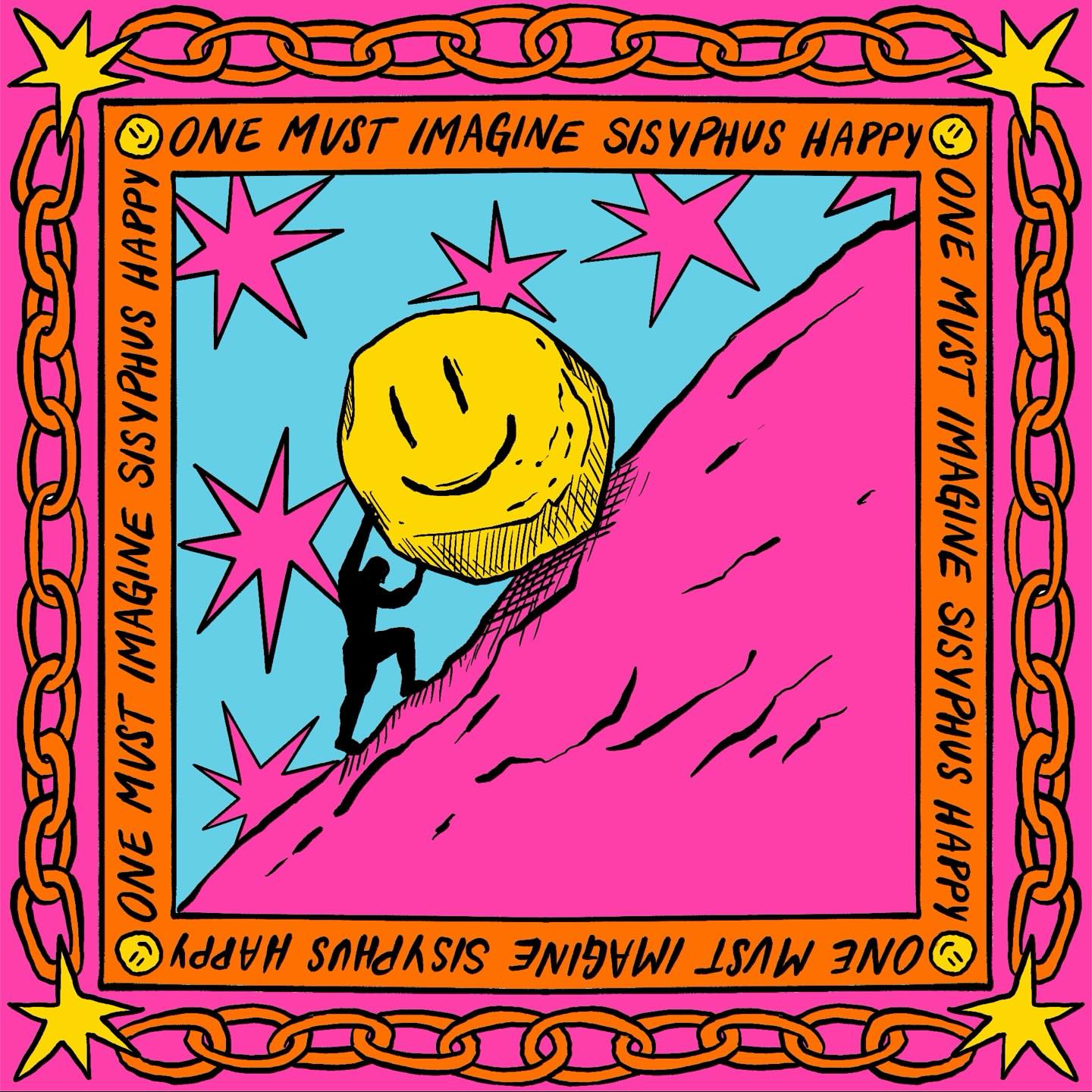 Art repost day: My Sisyphus print has been selling particularly well recently, which could mean nothing about the state of the world….
If you’re an American customer make sure to order before Friday to try and avoid the tariffs being put in place by the Trump administration starting August 29! After that you package may be hit with a $80-$200 fee when it crosses the border.
#sisyphus #onemustimaginesisyphushappy #camus #philosophy #literature #art #handlettering #albertcamus #illustratorsonInstagram