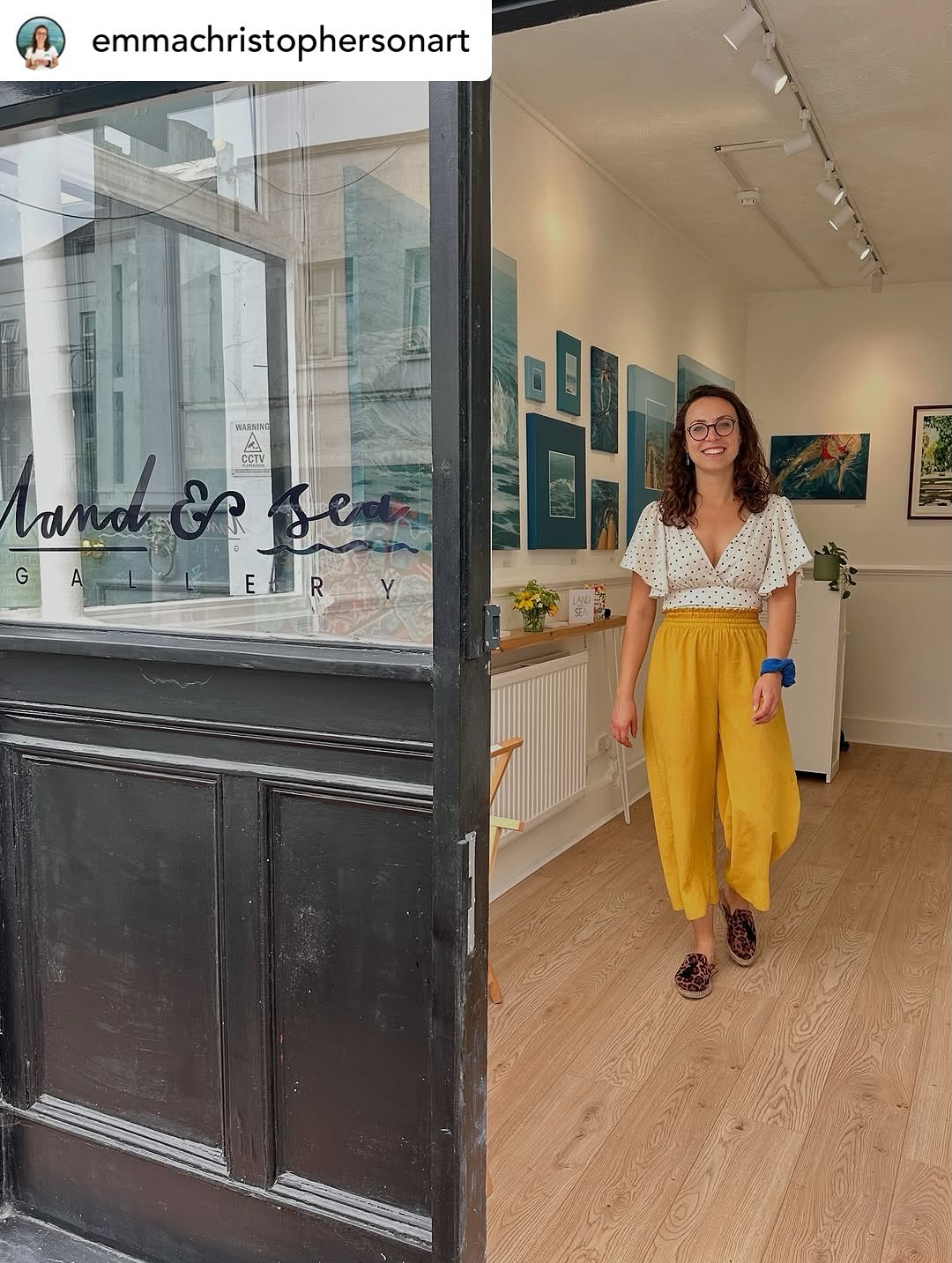 Posted @withregram • @emmachristophersonart ✨The Land & Sea Gallery is open!✨
18 Bedford Place, Brighton, BN1 2PT (between the beach bandstand and Western Road, just up from our favourite pub @lionandlobster)
Open Wednesdays - Saturdays, 11am - 6pm
Landscapes by @mattjamesbrownart
Seascapes by me!
Come and say hello 👋