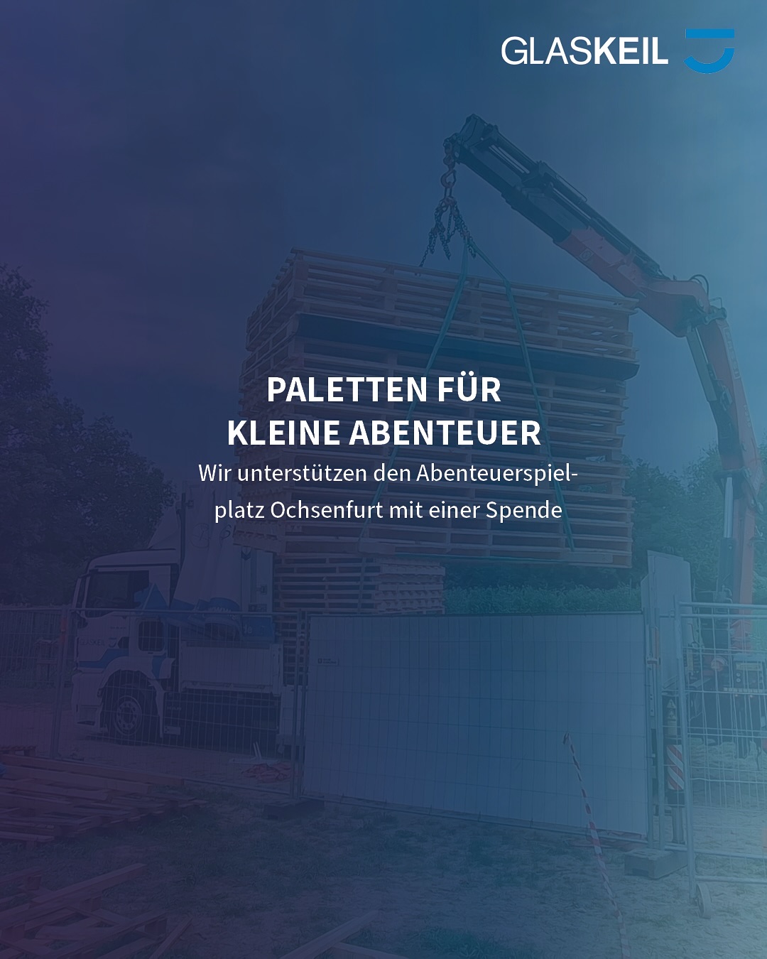 Ein kleiner Beitrag für große Abenteuer! 🌟
Mit unserer Palettenspende an den Abenteuerspielplatz Ochsenfurt schaffen wir Platz für neue Spielwelten – danke an unsere Kollegen für die starke Lieferung! 🚛🙌
#gemeinsamfürkinder #abenteuerspielplatz #spende #teamwork #ochsenfurt #glaskeil