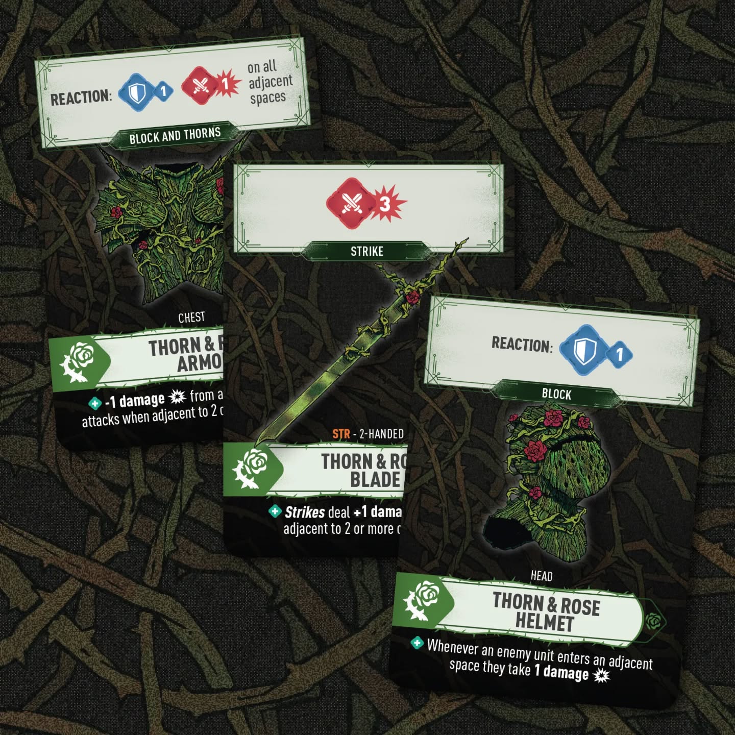 Regulus High-Fantasy Arena-Sports is available to late pledge now! (Link in bio)
This set is the Legendary Thorn & Rose Equipment Booster. The Knight of the Thorn & Rose is a hero of old and whilst he doesn't roam the realms of Regulus no more, his magical armor sure does.
#Regulus #boardgame #tabletopgames #brettspiele #bordspel #fantasybattle #wargaming #skirmish #fantasyboardgames #fantasy #fantasyart #gamefound #knight #boardgames #crowdfunding