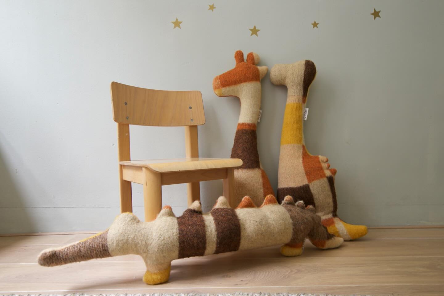 Together they make one cozy, colorful crew, The Wollo family 🧶🐑