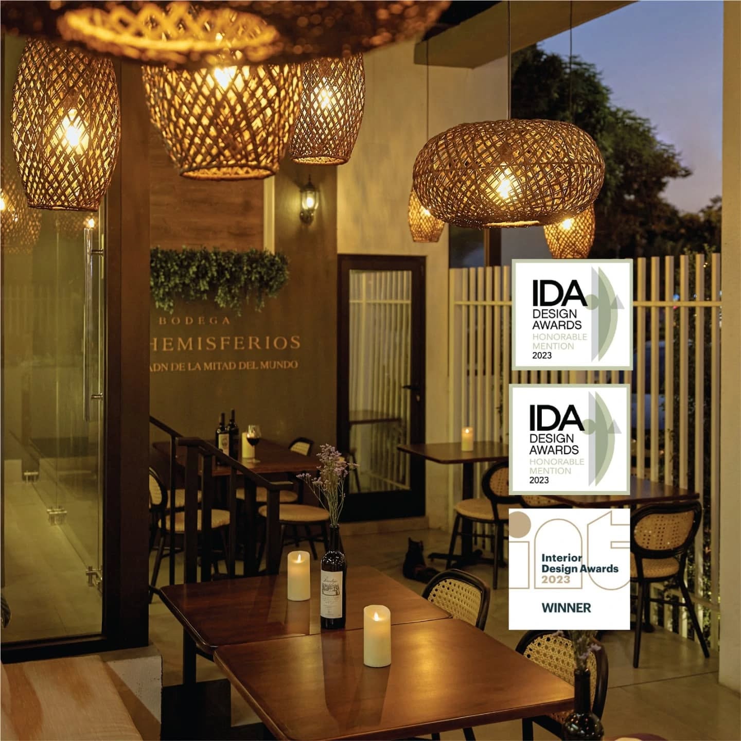 A throwback to the DOS Hemisferios Urdesa City Winery project — bringing the vineyard into the heart of the city