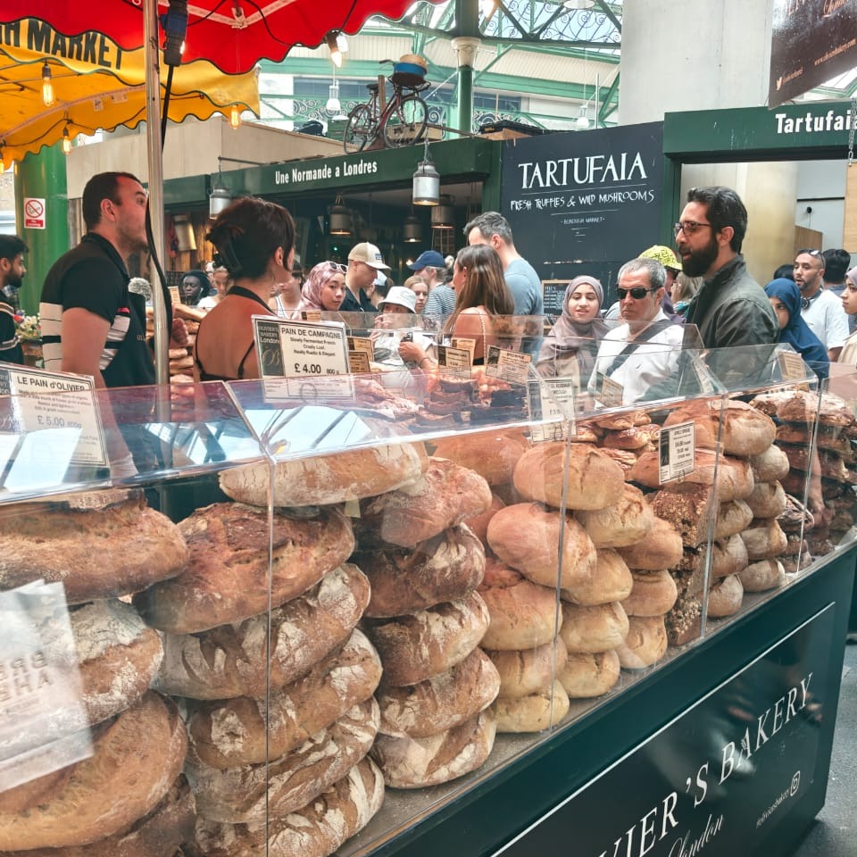 Borough market on Sunday is a sight! Fresh baked breads, homemade cheeses and the best risotto I have ever had. Not only is it a must visit, it is true to why Londoners love their food
Borough Market in London is one of the city’s oldest and largest food markets, with a history dating back over a millennium. Located near London Bridge, it features over 100 stalls selling a diverse range of fresh produce, artisanal foods, and local/international delicacies...