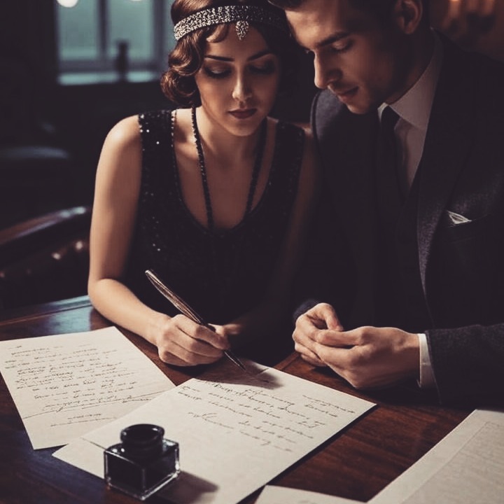 💫Unlock a portal to passion with Eternal Echoes Letters! A feisty flapper from the Roaring Twenties swaps secrets with a 🕜contemporary charmer through enchanted mail—customized with YOUR details for an unforgettable saga. Imagine the thrill of real letters arriving, sparking joy and mystery! PRESALE ENDING SOON: Super limited edition—act fast to save big and score the hottest gift of the year! Ideal for romantics, book lovers, or anyone craving magic in their mailbox. Don't miss out; pre-order via link in bio! Ready to gift a love story that lasts forever? Share this with friends who deserve epic romance! #EternalEchoesSubscription #FlapperLoveLetters #BestGiftIdeas2023 #PreSaleLimited #TimeTravelAdventure #MustHaveGifts