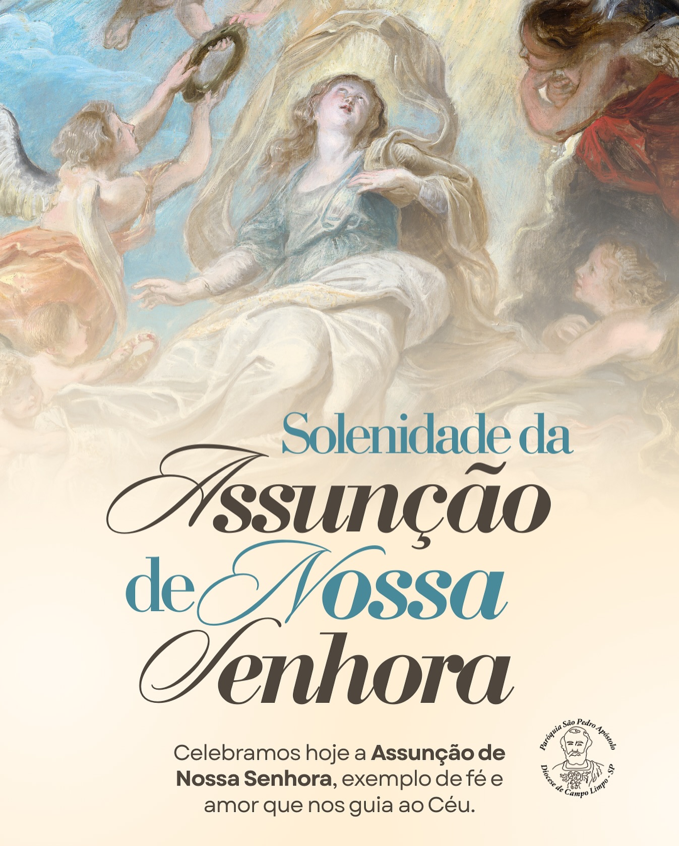 Hoje celebramos a Assunção de Nossa Senhora, que enche os nossos corações com a esperança de um dia também nos juntarmos a Deus no céu.
Maria sempre estará conosco, guiando os nossos passos e intercedendo pelos seus filhos.
A Nossa Senhora da Assunção, rogai por nós! 🙏🏻