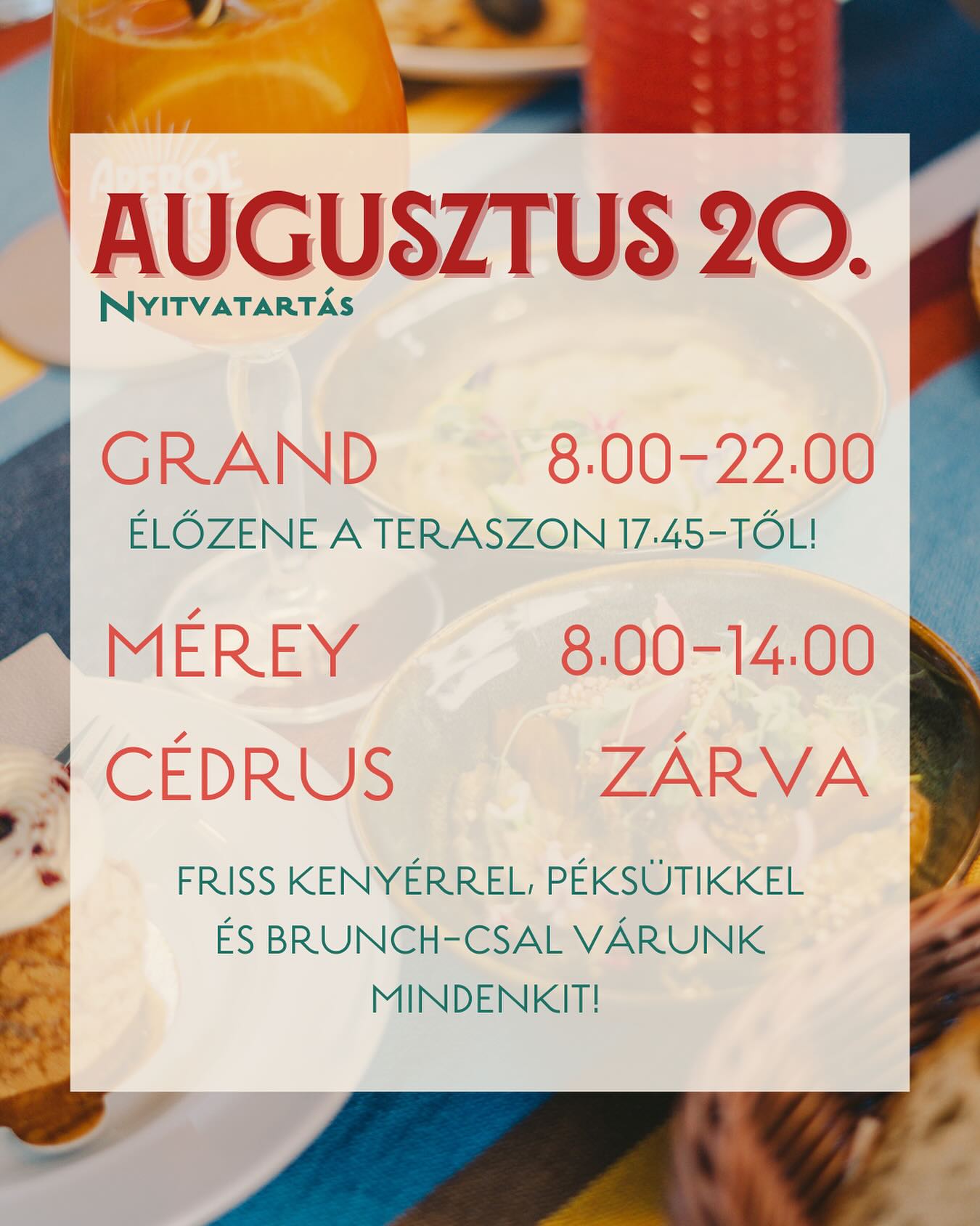 Várunk mindenkit szeretettel! Ha reggelizni szeretnétek, akkor érdemes asztalt foglalni! 
#emmarozs #emmarozsgrand #emmarozsmerey #emmarozscédrus #sourdougbread #bakery