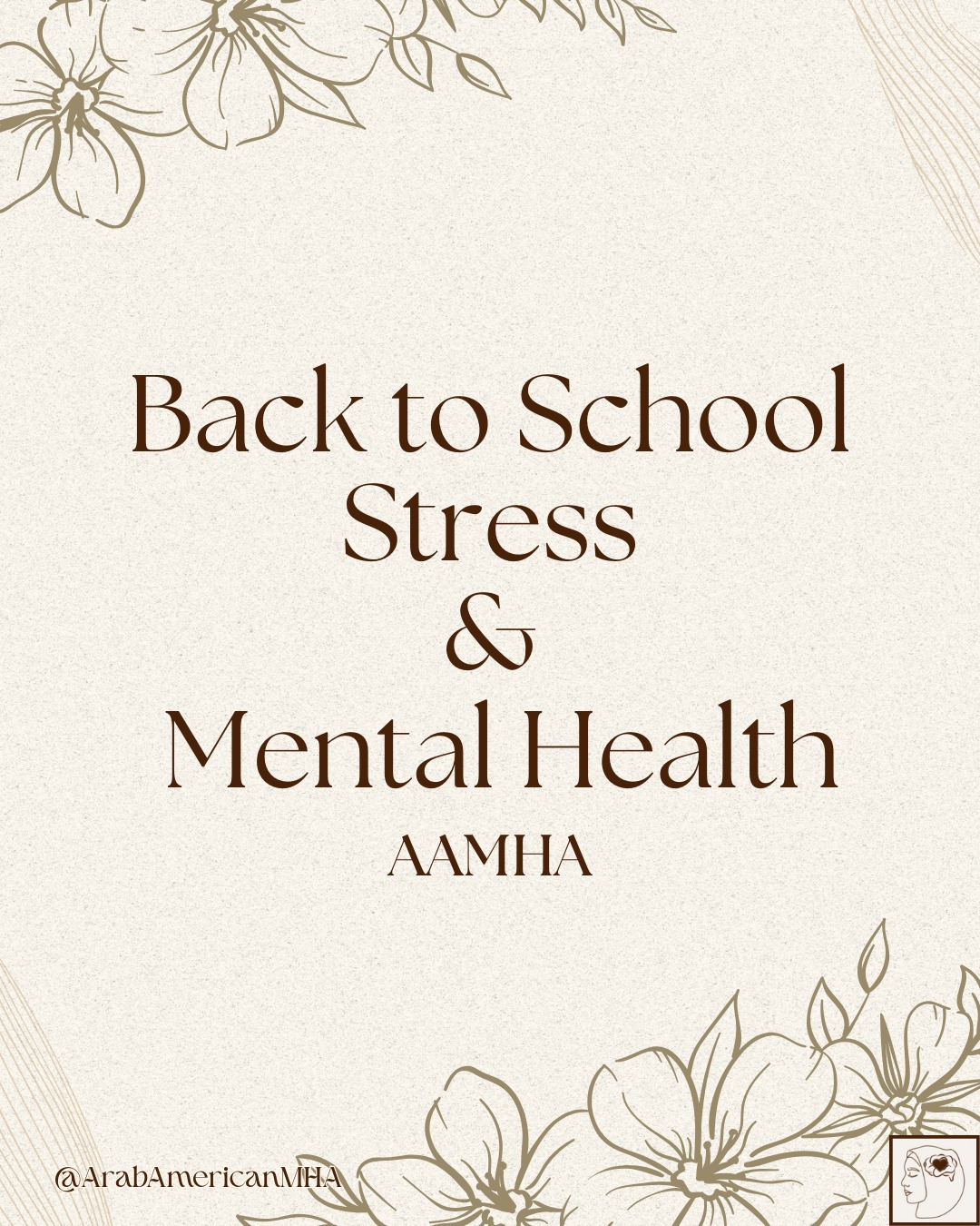 Back-to-school season can bring excitement, but also stress and anxiety. From adjusting to new routines to managing academic pressure, it’s important to prioritize your mental health along the way.
Take breaks, set boundaries, and reach out for support when you need it. Remember: success is not just about grades, it is also about balance and well-being.
Visit ArabMentalHealth.org for more information for more information and resources.
#aamha #arabamericanmentalhealth #mentalhealthmatters #endthestigma #arabs #psychology #therapy #mentalhealth #stress #school #backtoschool