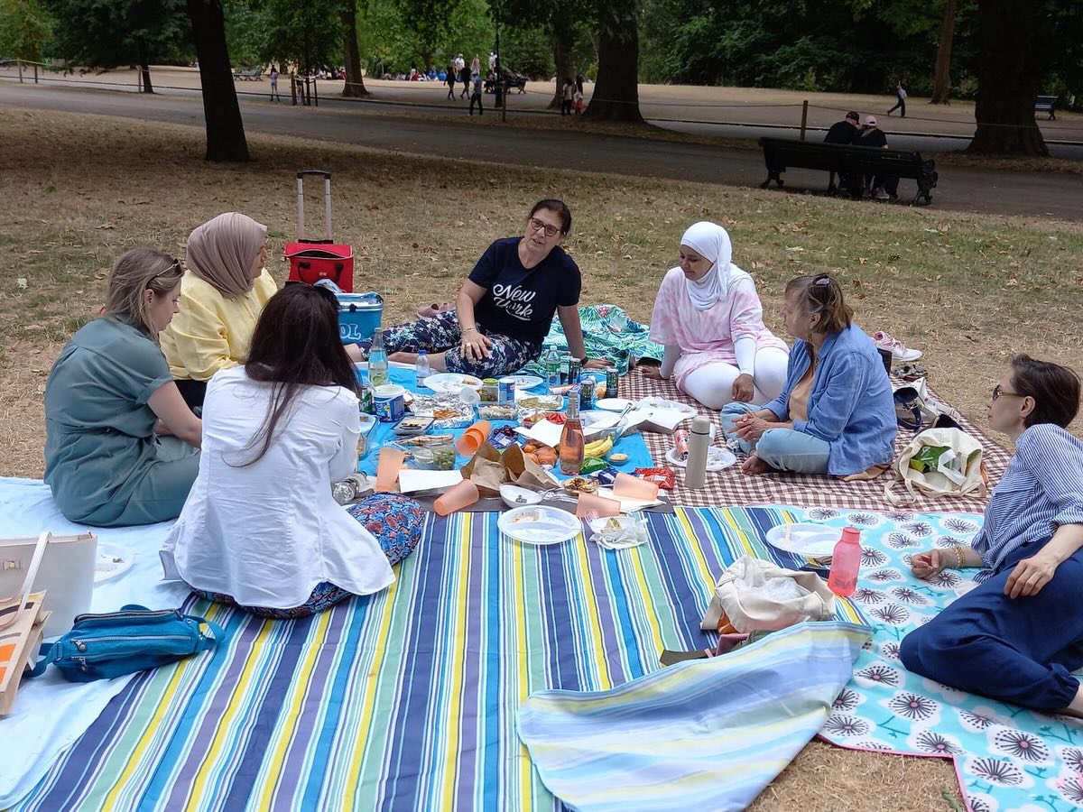 At For Women, nothing brings us together like a picnic in nature. 🌿🧺✨
We sit on the grass, share stories, laugh, dance, play… and of course, we eat, eat, and eat! 💛
These simple moments — blanket spread, sky above, sisters all around — are where true connection blossoms. 🌸
#ForWomen #PicnicVibes #Sisterhood #TogetherWeRise #joyinnature