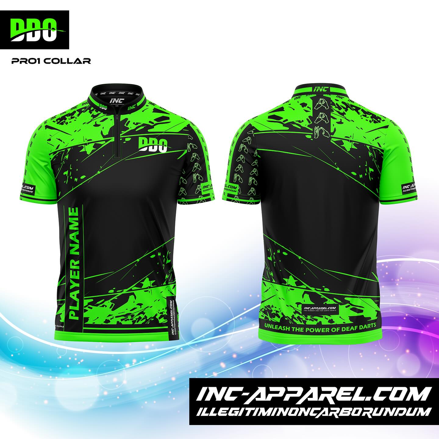 🎯 Exciting News! 🎯 @inc_appareluk
INC has teamed up with DDO to create a brand-new exclusive design brand just for our community! 👕💚
The new clothing line will soon be available on both the DDO website: www.deafdarts.org — so keep an eye out!
💚 Featuring a vibrant green design, each item includes a touch of Deaf identity with the BSL alphabet spelling out ‘DDO’.
🎀 Ladies’ versions will be in pink.
🧵 Personalisation available – get your own name on it!
👕 And that’s not all — more items will be added, including training t-shirts and more!
Massive thank you to INC for this amazing collaboration! 👏
Check out INC: https://inc-apparel.com
(The Leading Dart Brand for all Dart Shirts) - online shop coming soon.
#DeafDarts #DDO #INCDesign #BSL #DeafIdentity #CommunityPride #CustomClothing #DeafSport