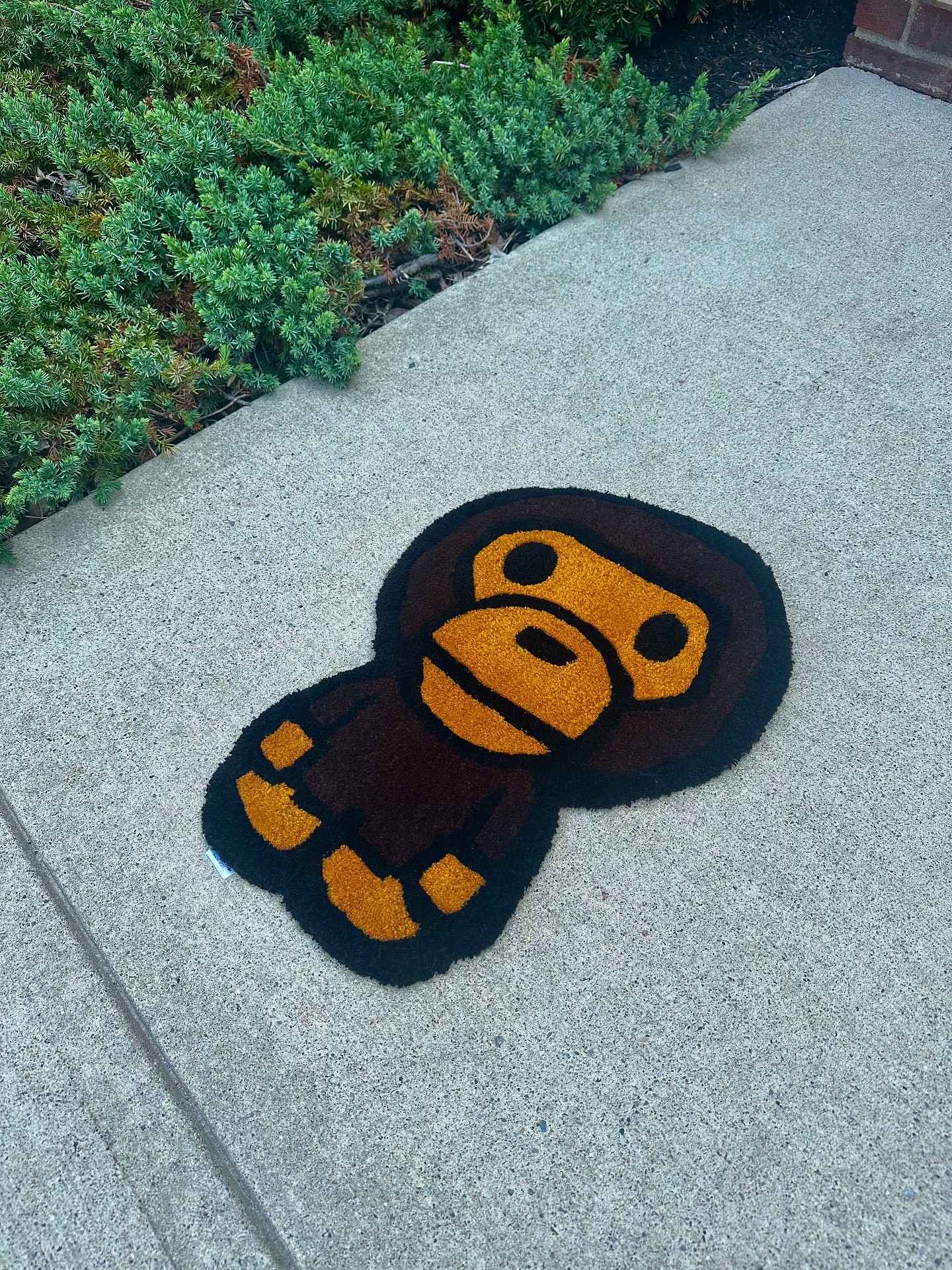 Baby Milo Rug (30” x 14”)
DM Me For Inquiries or To Get Your Own Made Today!
COMMISSIONS OPEN – Let’s Make Something Special!
•
•
•
#rug #tuftingart #bape #bapejapan #japanstyle #gorilla #bathingape #baperug #streetwear #hypebeast #tuftedrug #customrug #handmade #handmaderug #rugart #homedecorating #dopedecors #babymilo #baby