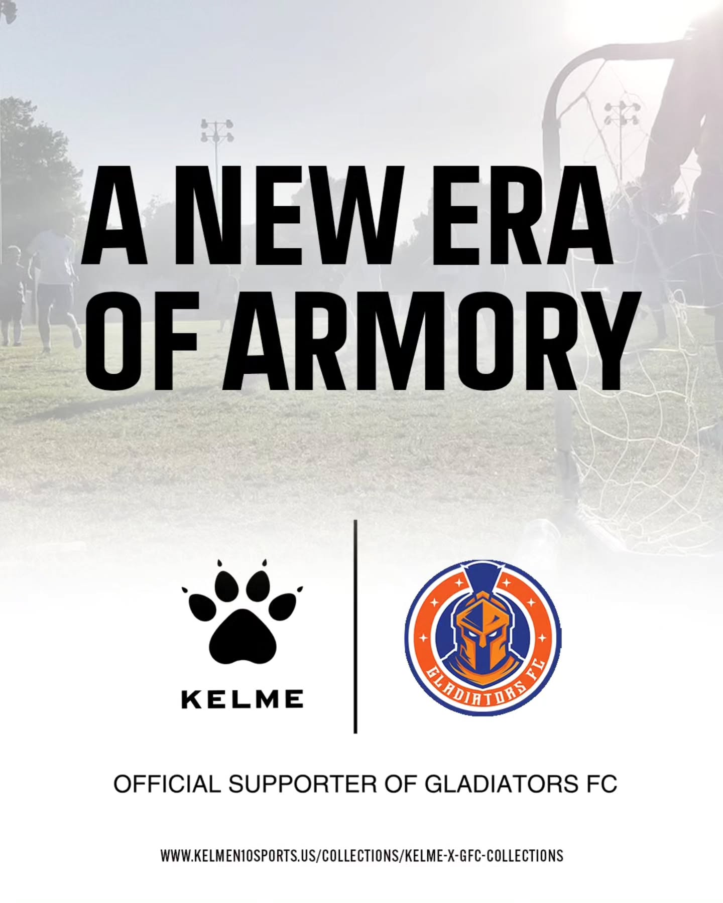 🚨⚔️ A NEW ERA OF ARMORY ⚔️🚨
Gladiators FC is proud to announce our official partnership with KELME, a world-renowned sports brand! 🐾⚽️
Together, we’re stepping into a new era—equipping our players, families, and community with top-quality gear built for champions. This partnership means more than uniforms; it’s about empowering our athletes and making competitive soccer more accessible for all.
🔥 Big things are ahead for Gladiators FC, and we’re just getting started.
#GladiatorsFC #Kelme #NewEraOfArmory #StrongerTogether