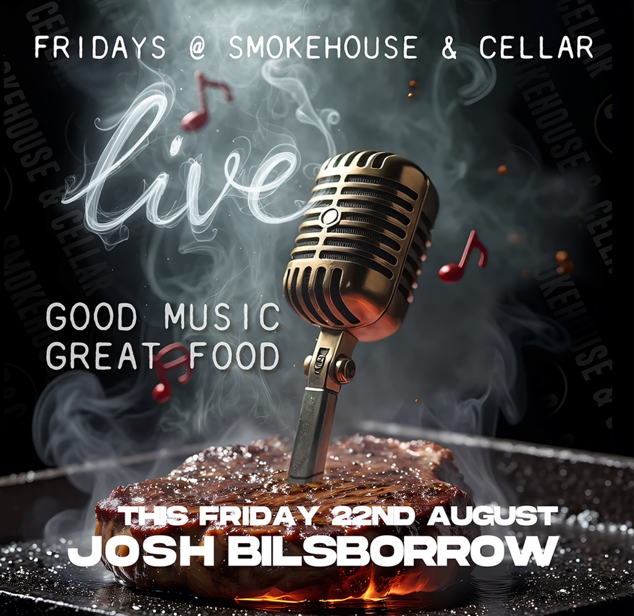 Live music tomorrow night from 7pm @joshbils23 🎶🎤🎸
-
-
-
#smokehouse #knutsford #cheshire #cheshirerestaurant #bar #food #bbq #livemusic #fridaynight