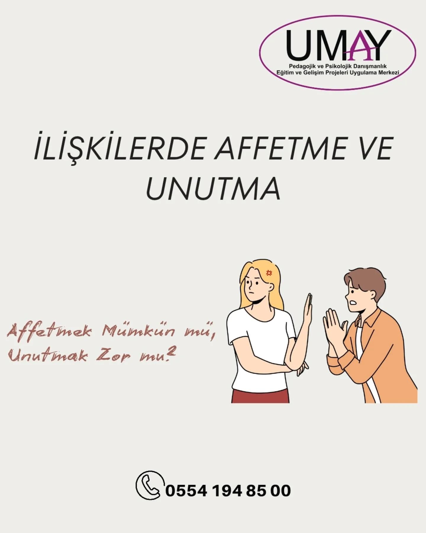 💔 İlişkilerde en çok zorlayan konulardan biri; affetmek ve unutmak.
🔑 Güven kırılması, aldatma, yalan, ya da hayal kırıklıkları bazen aradaki bağı zedeleyebilir.
Peki, gerçekten affetmek mümkün mü?
👉 Affetmek, yaşananı yok saymak değil; duygusal yükten kurtulmak, yeniden güven inşa etmek için bir adım atmaktır.
👉 Unutmak ise çoğu zaman imkânsızdır; önemli olan, geçmişin gölgesinde yaşamamak ve geleceğe alan açmaktır.
🌱 Sağlıklı ilişkilerde:
Açık iletişim
Sabır
Empati
Ve birlikte yeni deneyimler yaratmak çok önemlidir.
✨ Unutma, affetmek geçmişi silmek değil, geleceğe umutla bakmaktır.
#ilişkiler #affetmek #unutmak #güven #güvenkrizi #iletişim #ilişkipisikolojisi #empati #psikoloji #aşk #ilişkilerdeaffetmek #güveninsası#psikolog #pedagog #maltepepsikolog #maltepepedagog #çocukpsikolojisi #çocukgelişimi #ruhsağlığı #annebabaçocuk #ailedanışmanlığı #ebeveyndanismanlik #çiftterapisi #yetişkinterapi #terapist