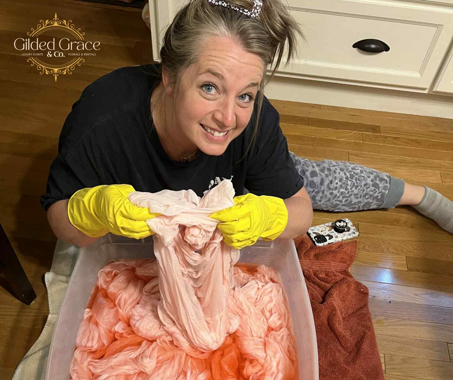 What happens when your shipment of table runners is the wrong color? We fix them! Even the night before your wedding. Let us handle the stressful decor chaos for you.