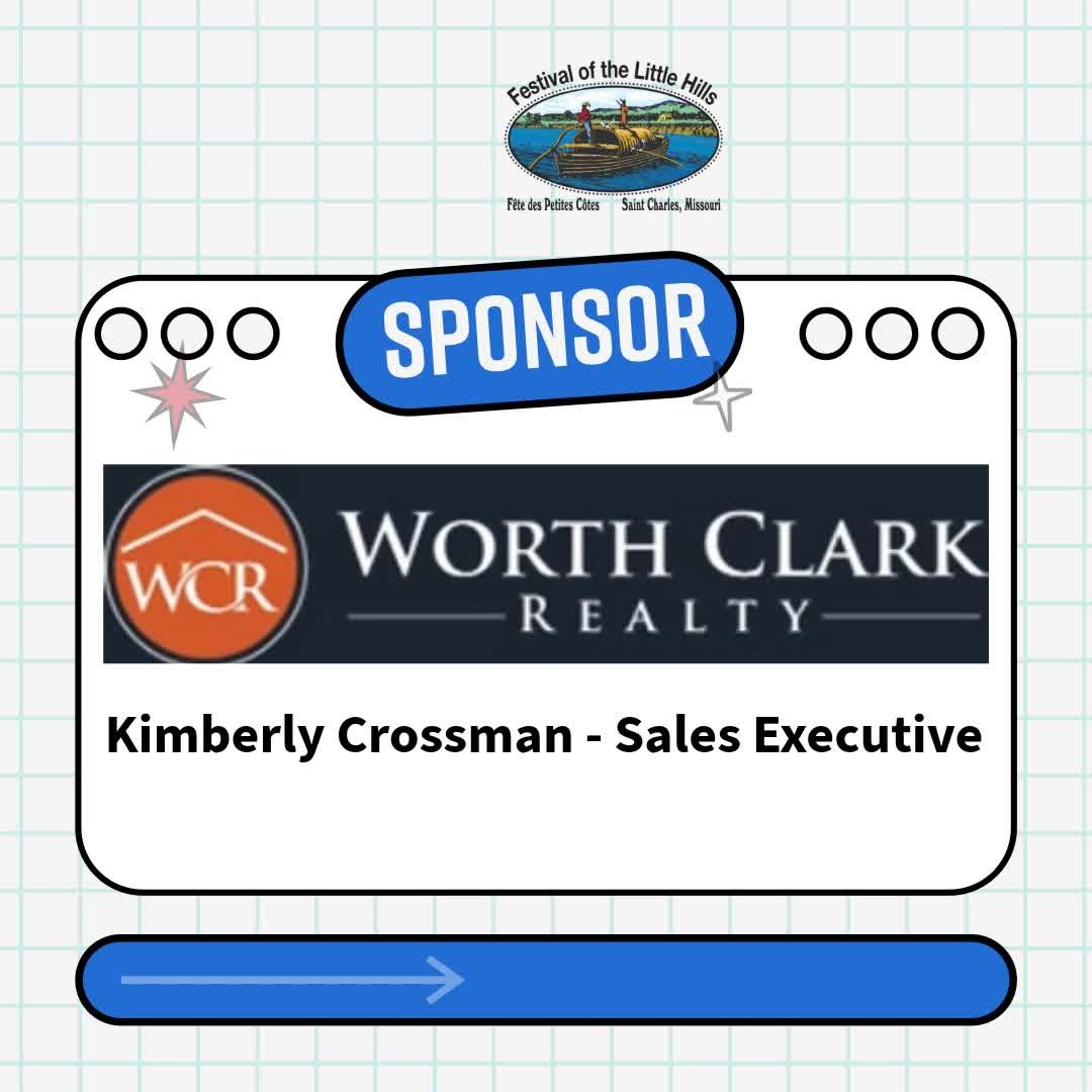 Thank you, Worth Clark Realty, for your continued support of the Festival of the Little Hills. We’re grateful for your partnership year after year!
August 15-17, 2025
www.festivalofthelittlehills.com
#festivalofthelittlehills #stcharles #missouri, #crafts #food #artfestival #craftfestival