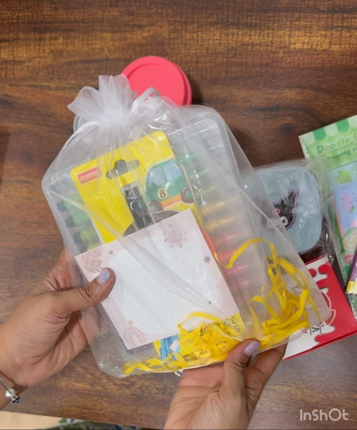 Ganpati and diwali coming up! Need a small gift to give when you visit someone’s home. Why should it only be food and eatables. Why should it only be for the adults or the home. Let’s give the kids something to smile about too!