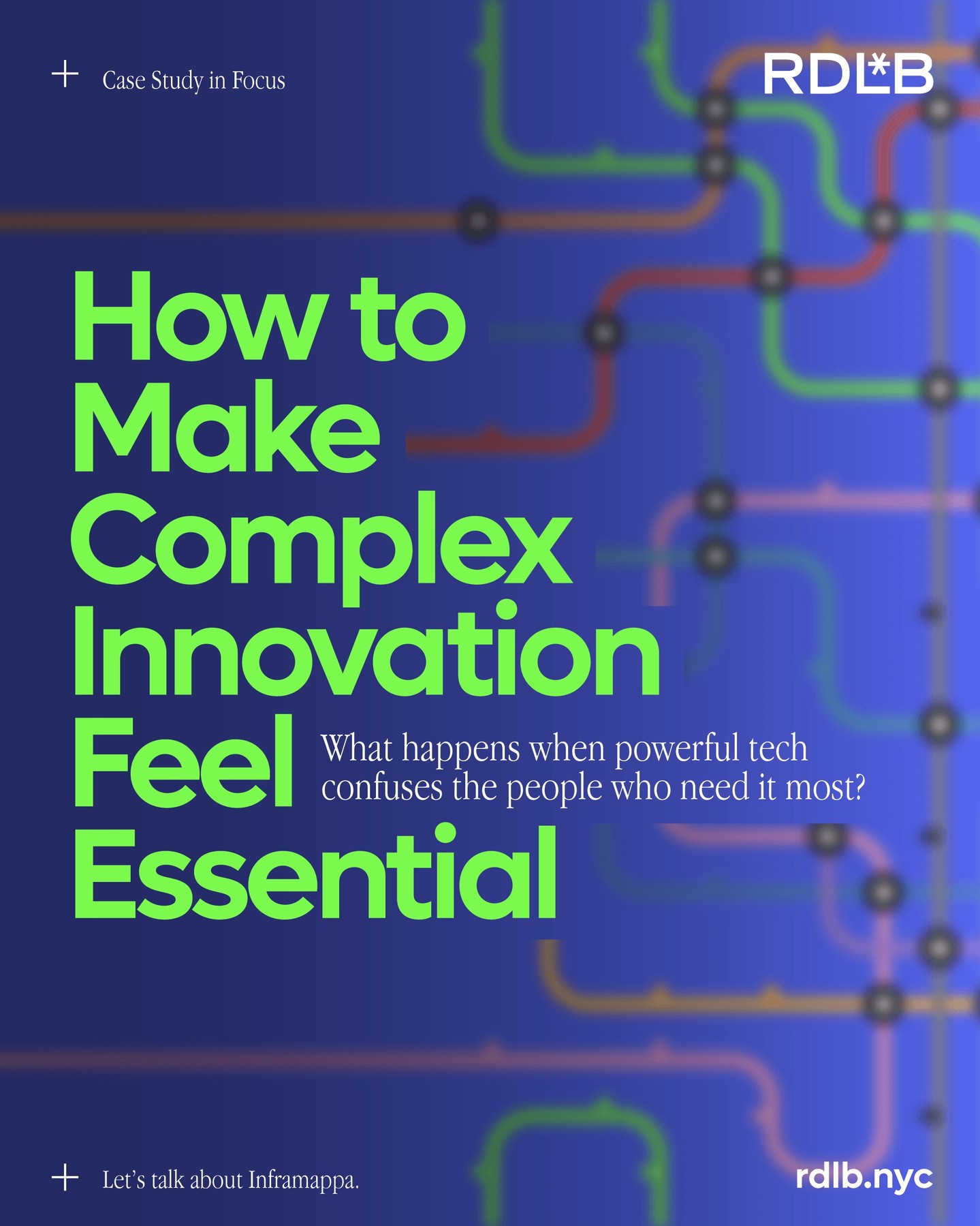 Innovation means nothing if no one gets it.
We helped Inframappa turn technical complexity into business clarity—so decision-makers stop guessing and start acting.
Want to learn how?
Full case study at RDLB.NYC ❤️
Link In Bio @rdlb.agency
#BrandStrategy #ComplexityToClarity #DesignForImpact #B2BMarketing #TechBranding #StoryDrivenDesign #StrategicDesign #CaseStudy #CreativeAgency #IMaaS #RDLBNYC #InnovationThatConnects