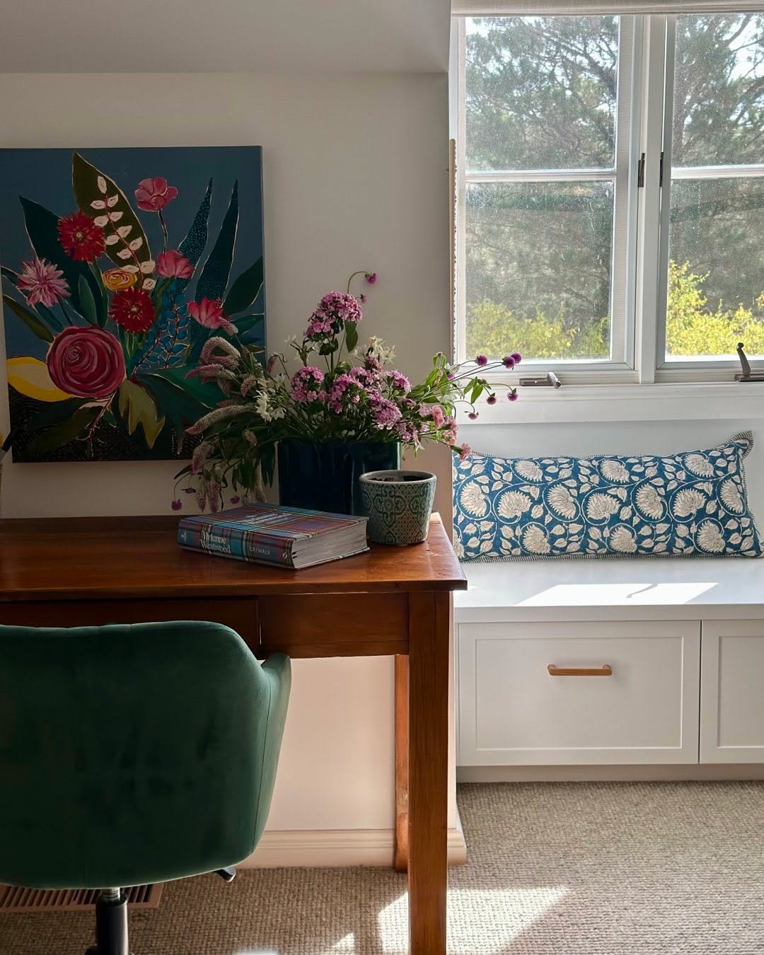 With Sydney’s rain showing no signs of taking a holiday, there’s never been a better time to create your own cosy corner at home. This little vignette from a teen’s bedroom shows the little reading nook we created in her attic bedroom by building in a window seat (with bonus storage drawers below - perfect for a quick tidy up when friends are visiting and you have stuff all over the floor!). On a grey day like today its so lovely to see the sun peeking through the windows as well…
If you’d love help pulling together a corner that feels like pure sanctuary, let’s chat—I’d be delighted to help.
#SydneyInteriors #SydneyNorthShore #InteriorDesignerSydney #CosyCorner #RainyDayInspo #HomeSanctuary #InteriorStyling #SydneyHomes #DesignWithColour #ComfortAtHome #InteriorInspiration #HomeDesignSydney #NorthShoreLife #InteriorsAustralia #CreateYourSpace