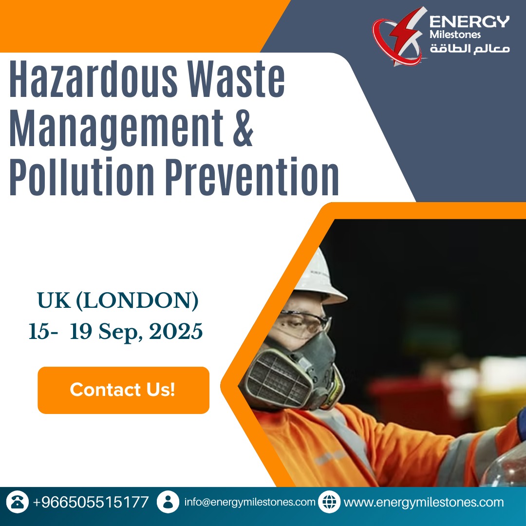 Hazardous Waste Management & Pollution Prevention
......
https://2u.pw/NAbF8
.......
#Energymilestones #Training #Training_center #Energymilestones #Corporation #Hazardous #Waste #Management #Pollution #Prevention