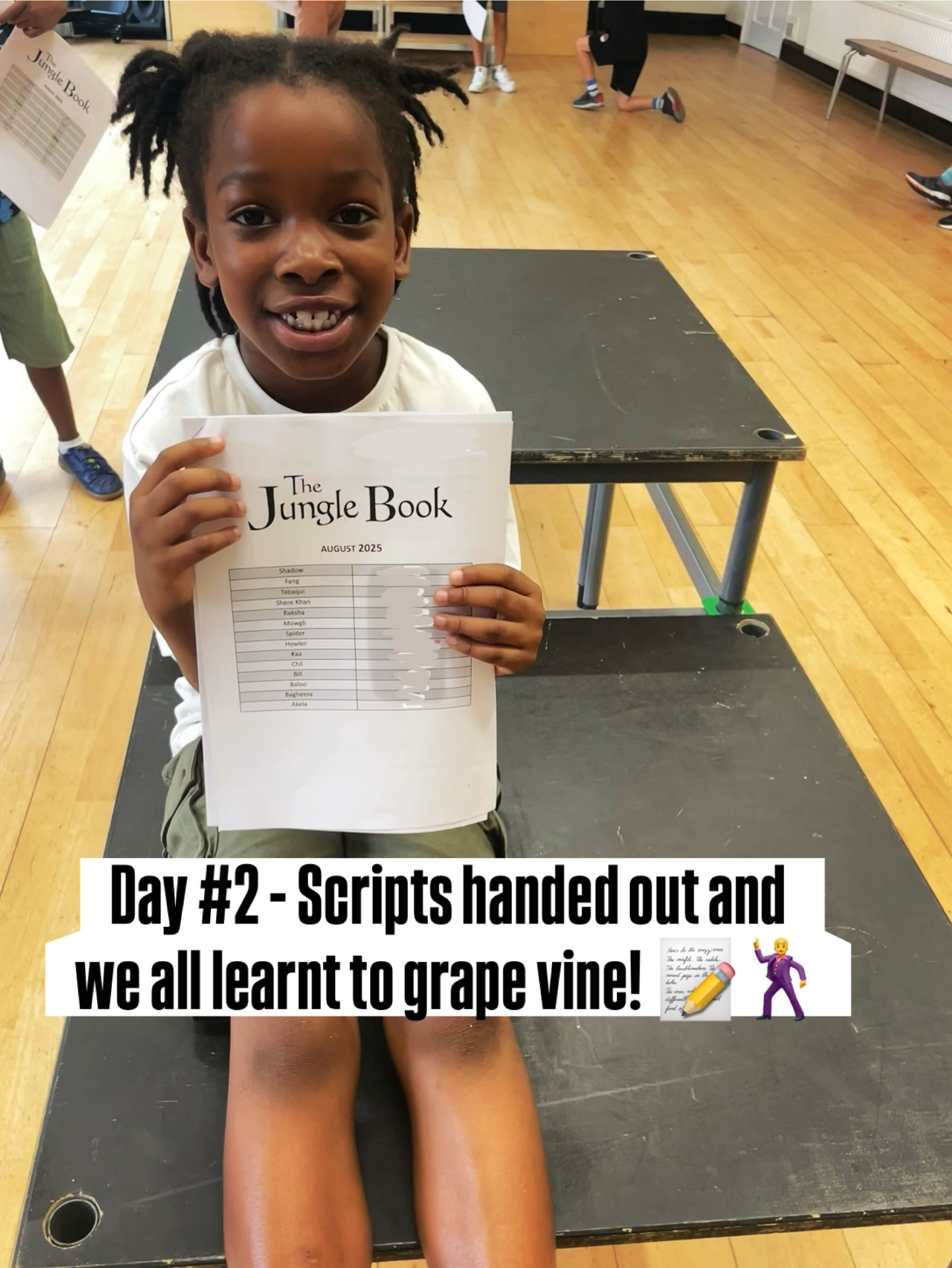🌿✨ Another fantastic day at our Jungle Book Summer School! 🌟
Today our young performers received their scripts, blocked their first scenes, and even learnt to grapevine thanks to Mr Brook! 🐍🦁🐒
It’s amazing to see confidence, teamwork, and creativity growing every single day. We can’t wait to share the magic of this production with you all! 💚
#SummerSchool #YouthTheatre #DramaClasses #TheJungleBook #ActingForKids #CreativeLearning #CycloramaDrama #TheatreWorkshop #ConfidenceThroughDrama