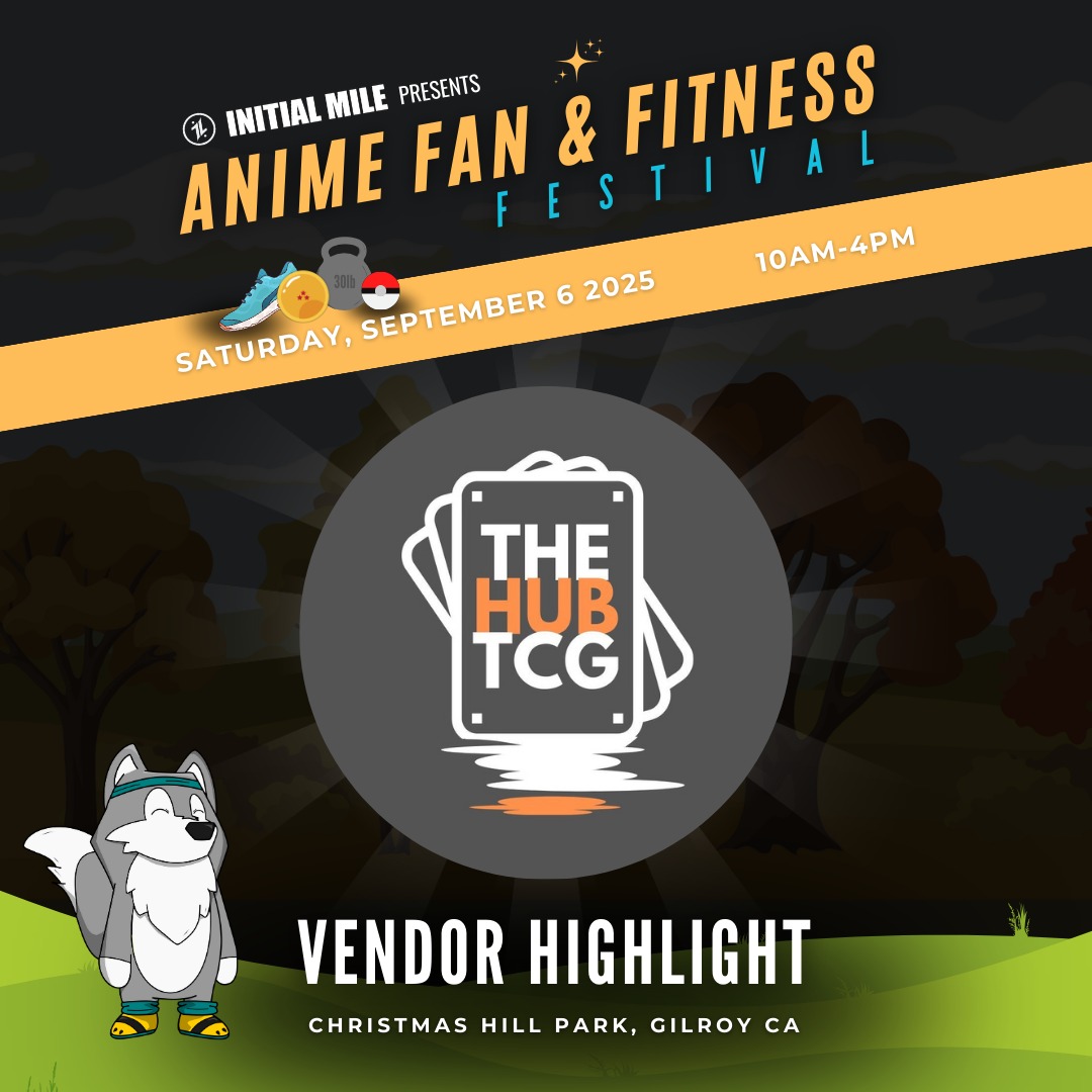 Check out @thehubtcg to find some of the latest trading cards to add to your current collection from Lorcana, Magic, Pokemon and more. #animefanandfitnessfestival #initialmile #adaptevolveascend #animefest #animefans #anime #animelife #fitnessfest #fitnesslifestyle #fitlife #fitnessfest #bayareaevents #gilroy #collector #TCG #tradingcardgames #thehubtcg