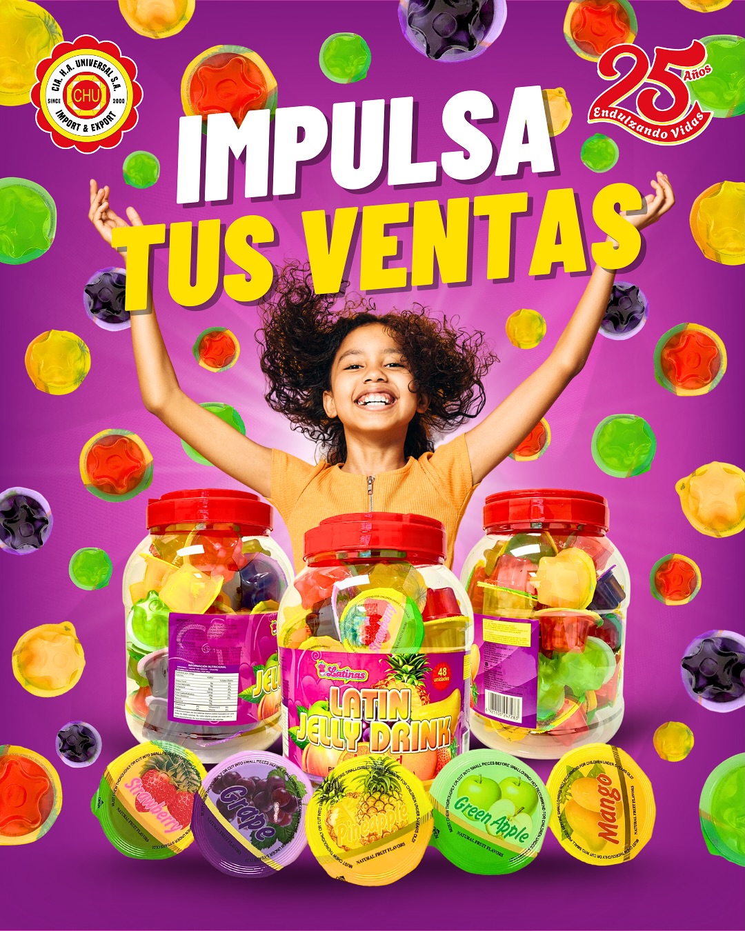 ✨ ¡Los negocios más dulces son los que más venden! 🍬🚀
🤩 Desde gelatinas 🍓 hasta chocolates 🍫, caramelos 🍭 y galletas 🍪… tenemos una selección irresistible que atrae clientes 🙌 y multiplica tus ventas 📈.
🌟 Con 25 años de experiencia, sabemos qué productos marcan la diferencia en tu negocio 🏪.
🔗 Descúbrelo ahora 👉 Enlace en nuestro perfil.
📲 Escríbenos y descubre todo lo que tenemos para ti 🤝.
#ciahauniversal #golosinas #productosquesivenden #importación #exportación #panamá #negociosdulces #aumentatusventas