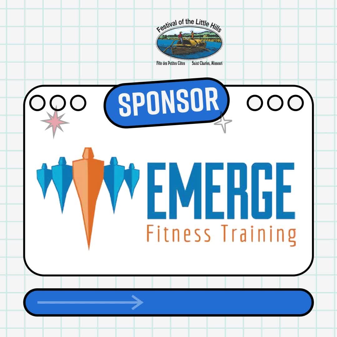 Thank you, Emerge Fitness Training, for your continued support of the Festival of the Little Hills. We’re grateful for your partnership year after year! https://bit.ly/4fyvUPJ
August 15-17, 2025
www.festivalofthelittlehills.com
#festivalofthelittlehills #stcharles #missouri, #crafts #food #artfestival #craftfestival