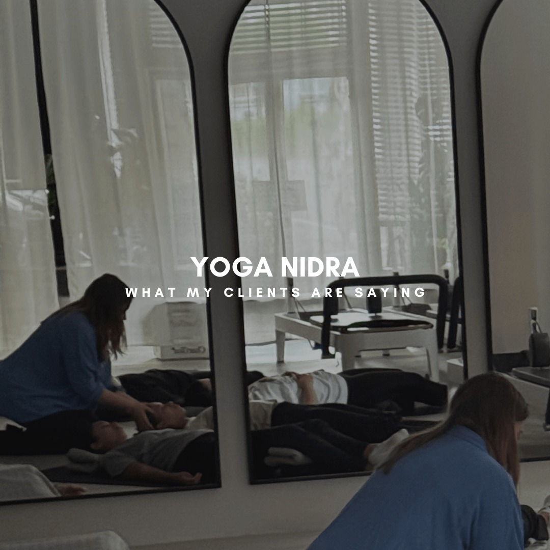 Yoga Nidra can be such a powerful relaxation tool. Don't take just my word for it - here's some feedback from last session's participants.
If you'd like to experience some deep relaxation, join us tomorrow - WED AUG 20th, 7pm at @julybaby_pilates in Frankfurt.
You can book your spot through their app - link in JULY BABY bio.
#yoganidra #relaxationtime #frankfurtammain #yoga #mindfullness #achtsamkeit #balanced #ausgleich
