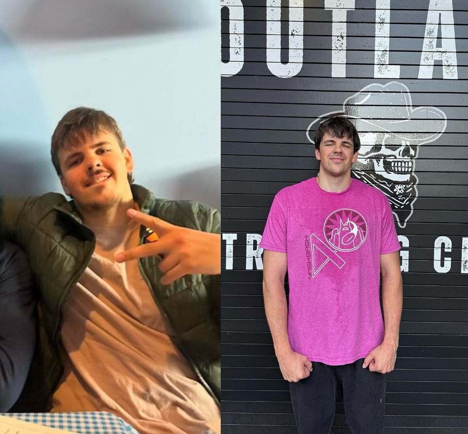 We’d love to give a huge shoutout to our client Bailey for his incredible transformation 👏
Bailey started taking our group classes back in December, and through showing up consistently he dropped over 30 pounds. From there, he decided to take it to the next level and began 1-on-1 personal training with one of our coaches, in a program tailored to his goals. In just a couple of months, he’s already packed on 10 pounds of muscle.
This is what happens when hard work and consistency meet the right plan. Nothing is out of reach 💪
If you’re looking for results like Bailey’s, send us a DM and we’ll get you set up with a free consultation.
#outlawtrainingclub #transformation #nashvillefitness
#personaltraining