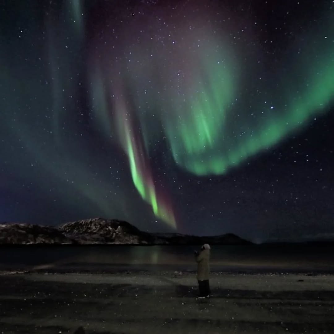 It was a magical evening with the Northern Lights