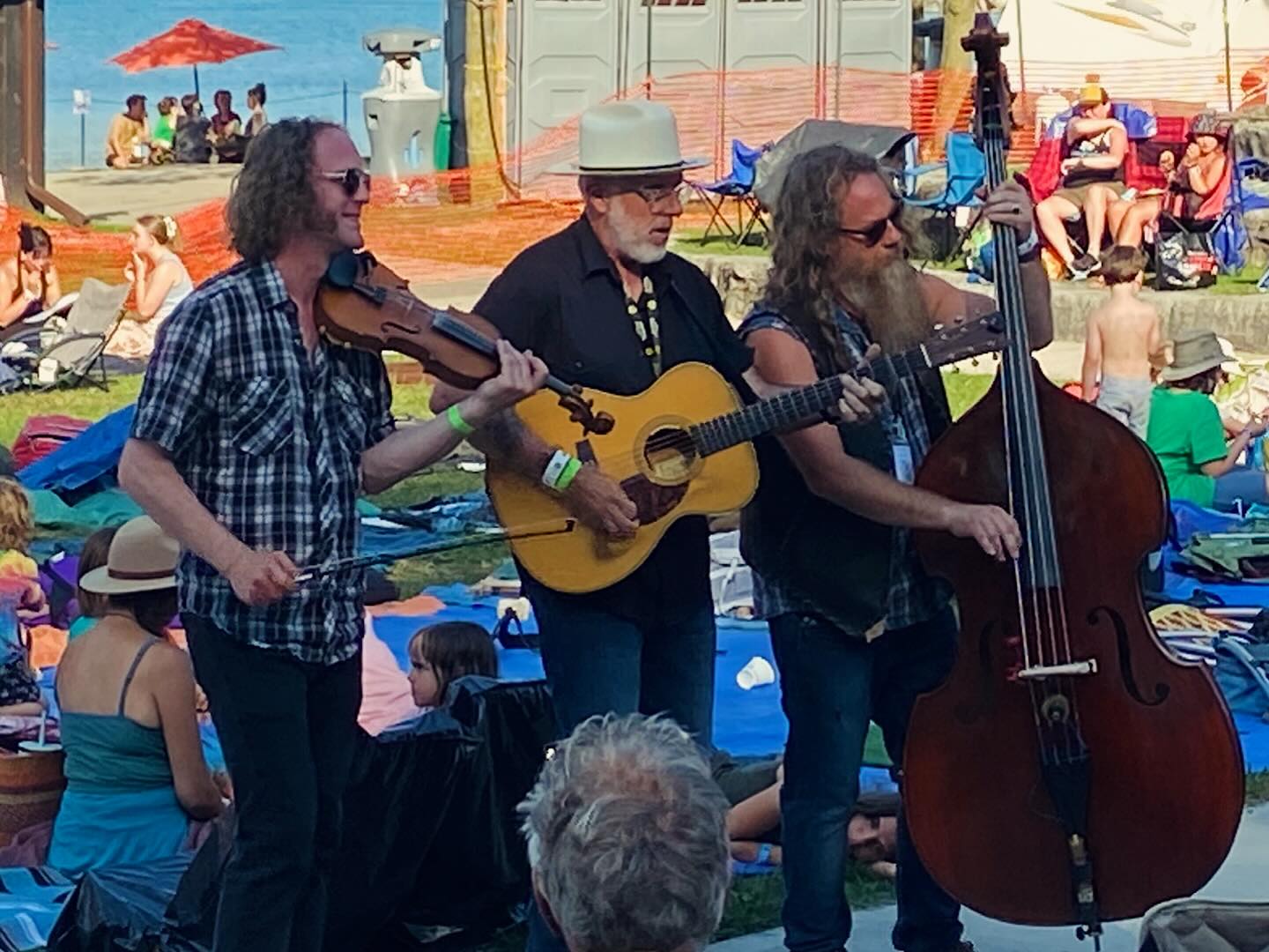 Sometimes when the sound system doesn’t work, you leave the stage and play in the middle of the audience. That’s what John did in a split second so the show would go on — and what an impactful decision it was. People leaned in, listened, and engaged. Over the next three days, many told us it was their favourite moment of the festival.
I had an incredible summer of music. You get close to people when you play together, and you get close when you share it. A HUGE thank you to everyone who leaned in to listen, to @johnworthannam for his heart and songs, to @scottthefiddler for the talent and the cool hang, and to my wife @karinavalleau for bringing sunshine, wonder, and fresh eyes on what it’s like to be “on the road again.”
That concludes the #sidemantour2025. Thank you everyone!