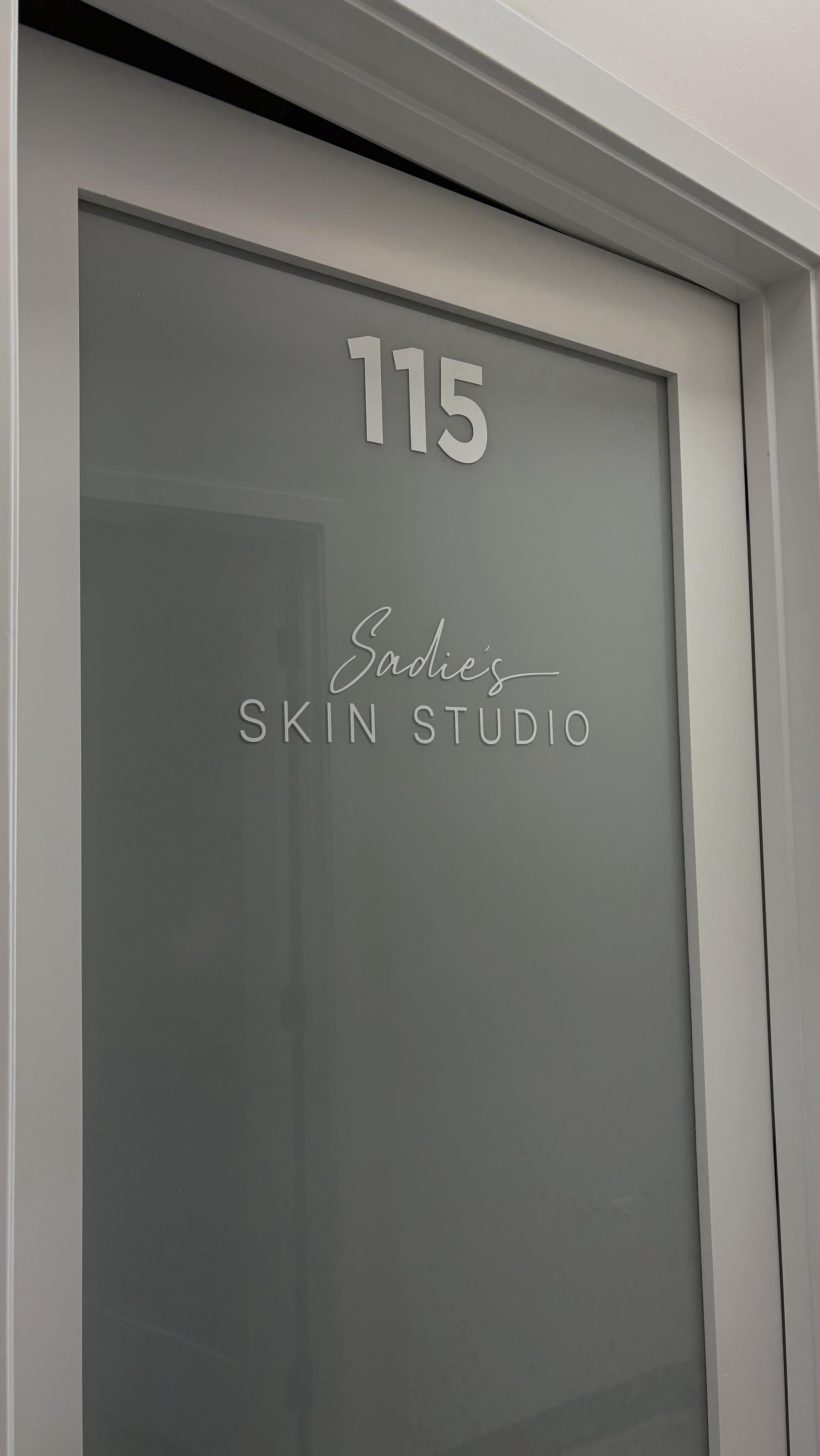 Finishing touch on Suite #115✨ My logo is officially on the door (finally)!!