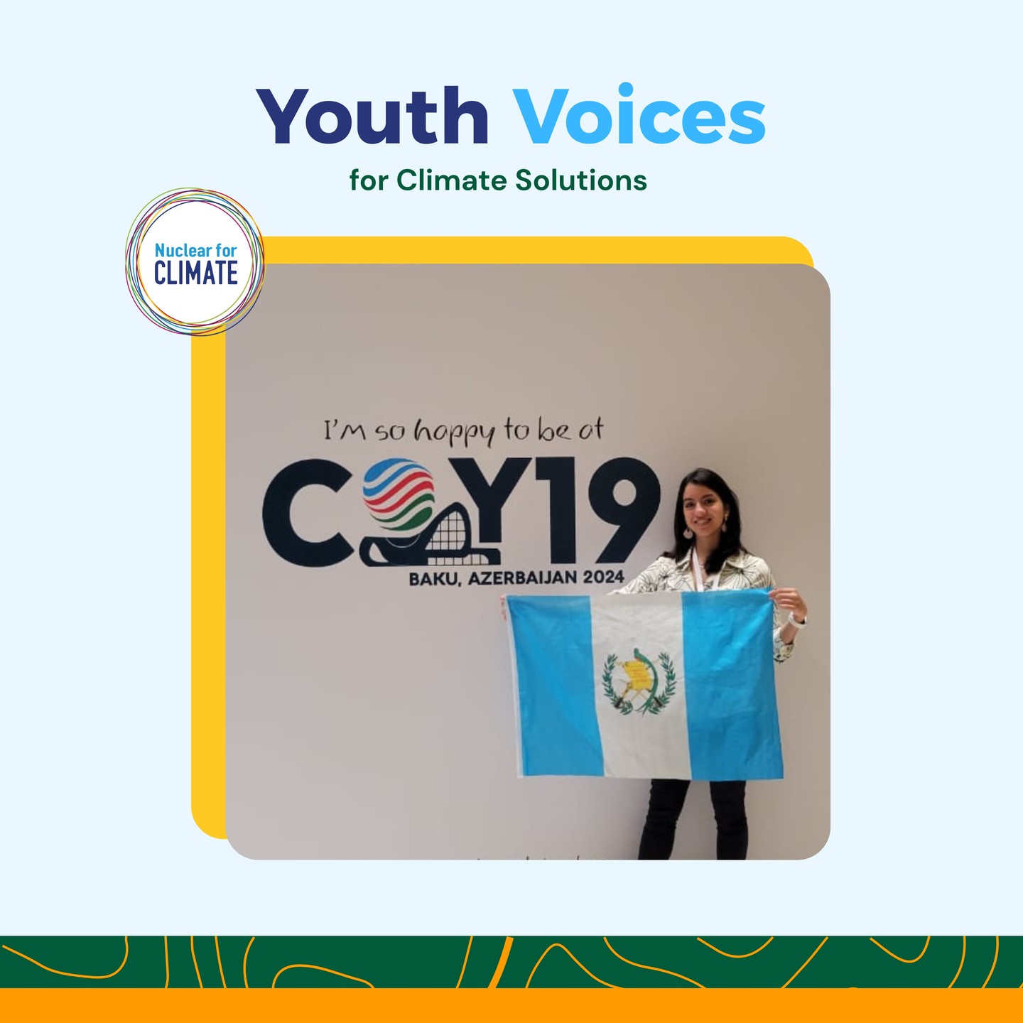 🌍 Youth Voices for Climate Solutions 🌍
At Nuclear for Climate we believe in empowering young leaders to bring science-based, inclusive solutions to the global climate agenda.
The Conference of Youth (COY) is where this begins — the world’s largest annual youth gathering for climate action, held just before the UN Climate Change Conference (COP). COY prepares young people to participate effectively in negotiations, and it’s where their priorities are shaped into the Global Youth Statement (GYS).
The GYS is the official voice of children and youth in the UN climate talks. It gathers thousands of contributions from across the world, ensuring local perspectives drive global climate policy.
📢 In 2024, nuclear energy was included in the GYS for the first time — a recognition of its role as part of a diverse set of climate solutions. The statement called for:
“…incorporating nuclear energy generation technology into relevant legislation to advance research and technological transfer to ensure its safe and peaceful application, whilst upholding environmental safeguards, human rights, and local communities; and recognising the importance of making this technology equally accessible to all countries.”
This milestone reflects the dedication of the N4C Youth Team and our partners in YOUNGO to advocate for all low-carbon options in the fight against climate change.
💡 This year, we continue working to ensure nuclear energy remains part of the conversation in the GYS and the global climate agenda — because youth are ready to embrace every tool available to secure a sustainable, just, and low-carbon future.
#COY I #YOUNGO I #NuclearForClimate I #GlobalYouthStatement I #ClimateSolutions I #YouthLeadership I #COP29 I #ClimateAction I #RoadToCOP30