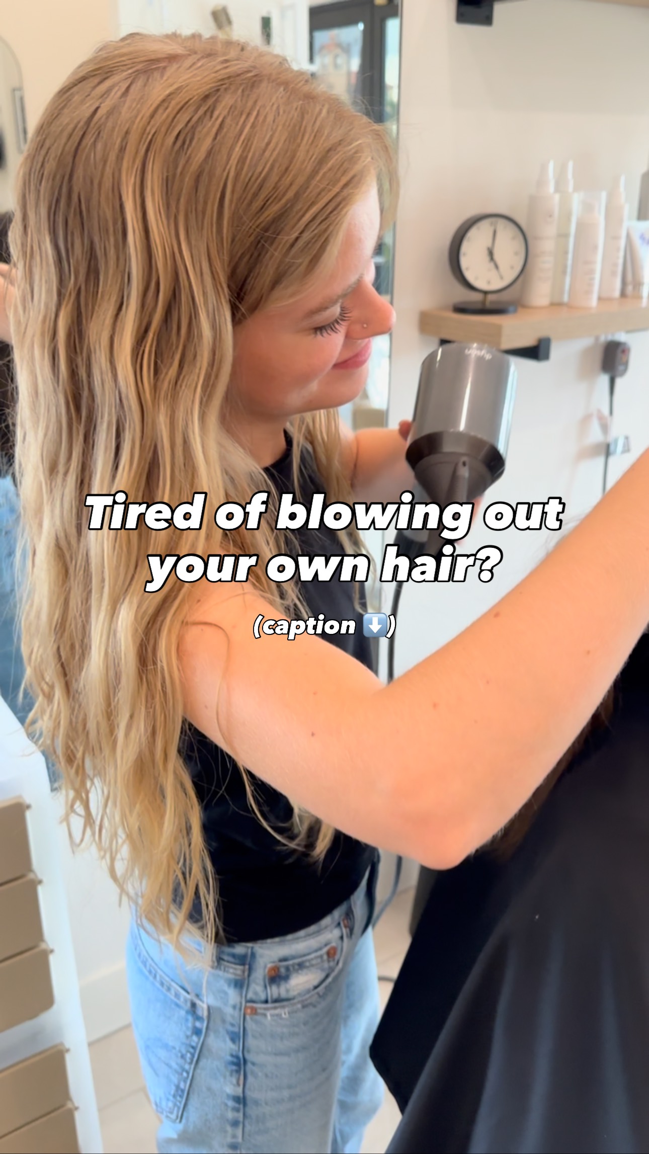 You should book a relaxing shampoo and blowout with Ellie at our salon.
Want to elevate your shampoo experience? - we offer several upgrades like an invigorating scalp scrub and hydrating deep conditioner for those salty summer locks.
Get in touch and we’ll save you a spot: 941.585.9803