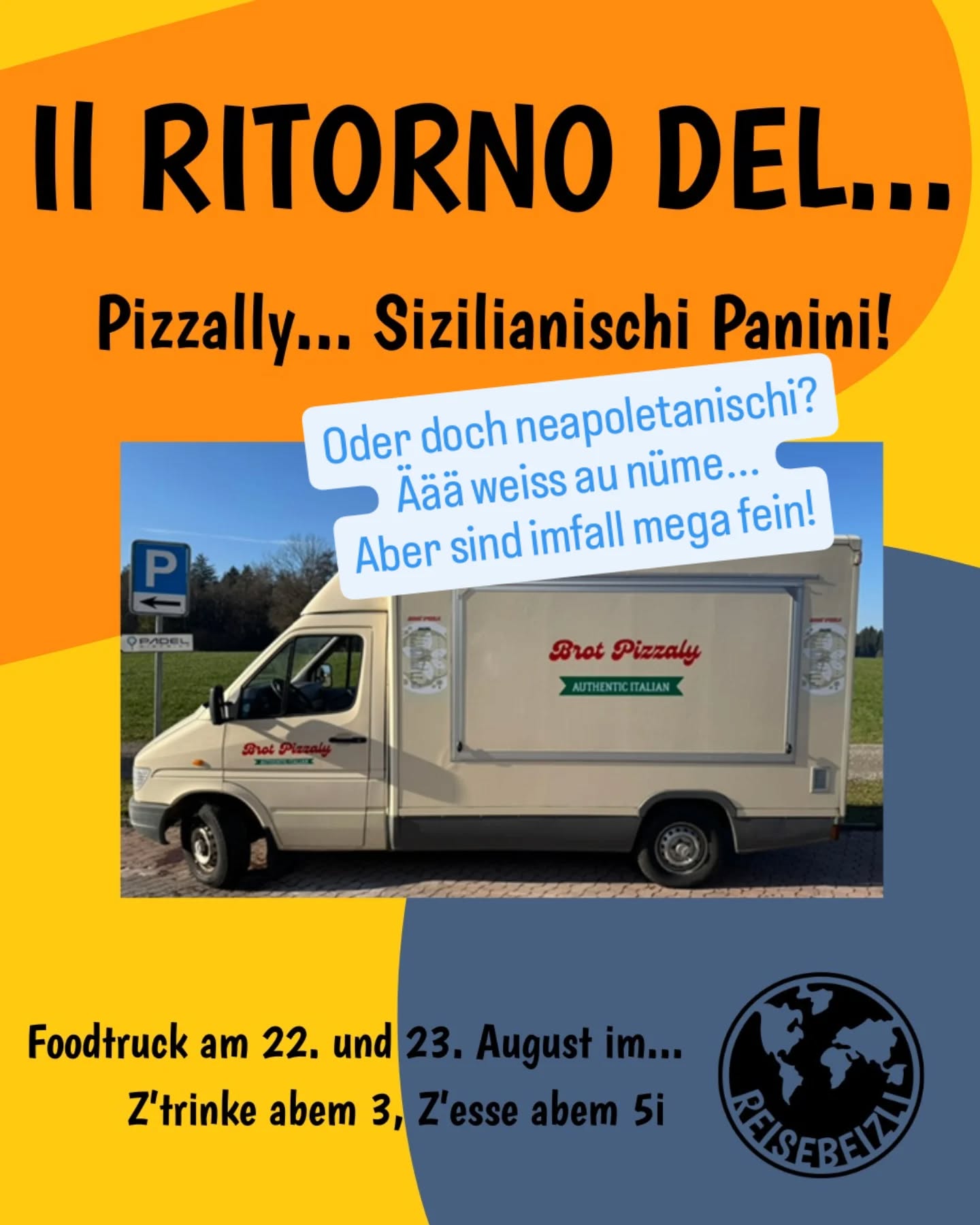 Mangiaare importante!!
Da wuchenend meega feini sizilianischi Panini... Oder sinds doch neapoletanischi? Houu weiss au nöd aber mega fein sinds, seb weissi!
#reisebeizli #lichtensteig #RathausfürKultur #gnüsse #offä #Bier #Wein #Aperitif #Summerbar #Foodtruck #Reisefüdli #wowtoggenburg #gemeindelichtensteig #toggenburg #wiefunktioniertdamitdänehäshtägs #keiahnig #hörejetztufdemit