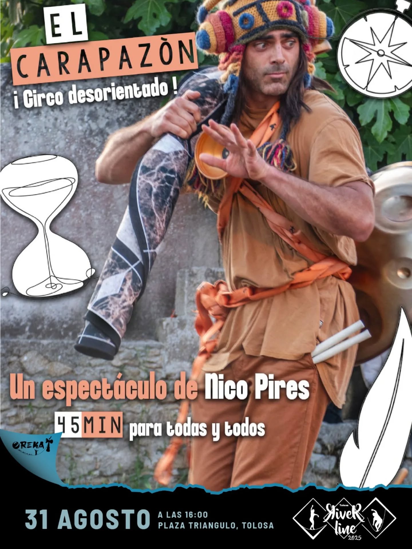 Para despedir el festi, el domingo tendremos el honor de ver el espectáculo "El caparazón" de nuestro amigo @nicopires1 . ¡No te lo pierdas!