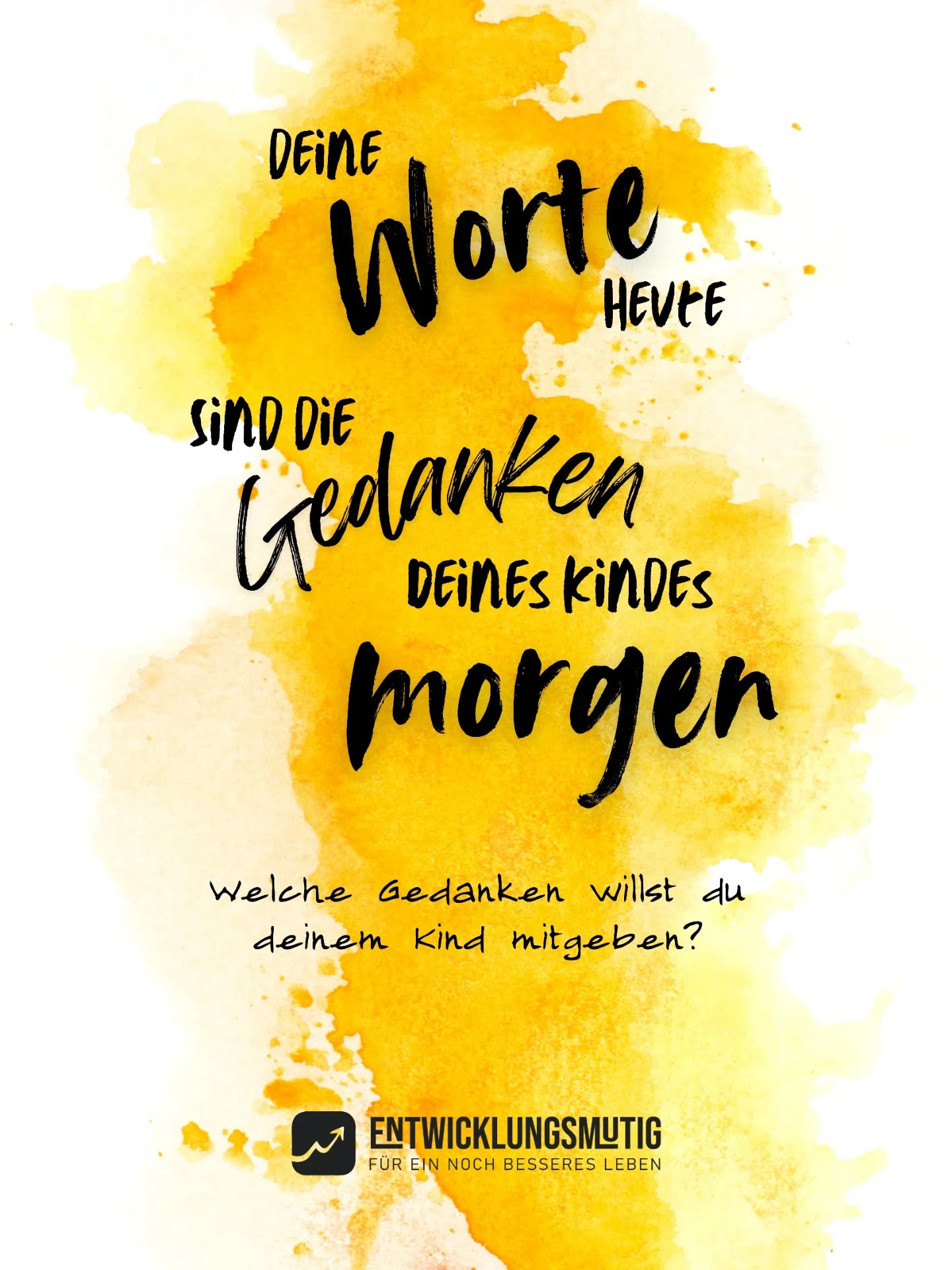 Deine Worte – ihre Gedanken.
👉 Sagst du „Du schaffst das!“ – hört dein Kind später seine eigene Stärke.
👉 Sagst du „Immer machst du alles falsch…“ – wird diese Kritik zur leisen Dauerschleife im Kopf.
💡 Frag dich: Welche innere Stimme soll dein Kind entwickeln?
Eine, die ermutigt und trägt – oder eine, die kleinmacht?
Sei dir bewusst: Deine Worte haben die Macht, ein Fundament aus Selbstvertrauen oder Zweifel zu bauen. ❤️