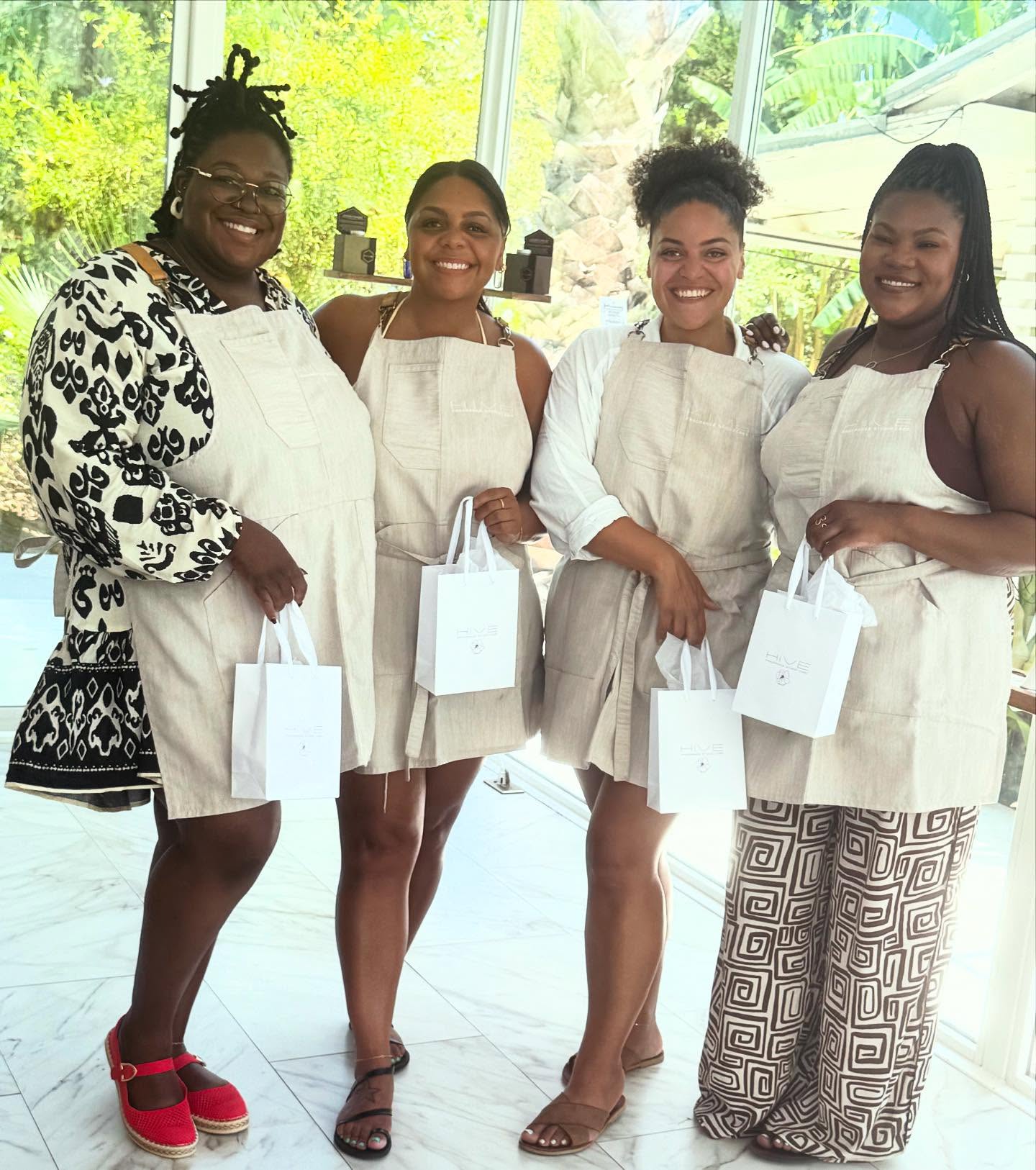 Seattle flew in its FINEST! What a gift to welcome these extraordinary women…all had a light so bright reflected in the 4 individual fragrances they curated! The theme….BLOOM young women of faith…BLOOM! 💜 #mademyday