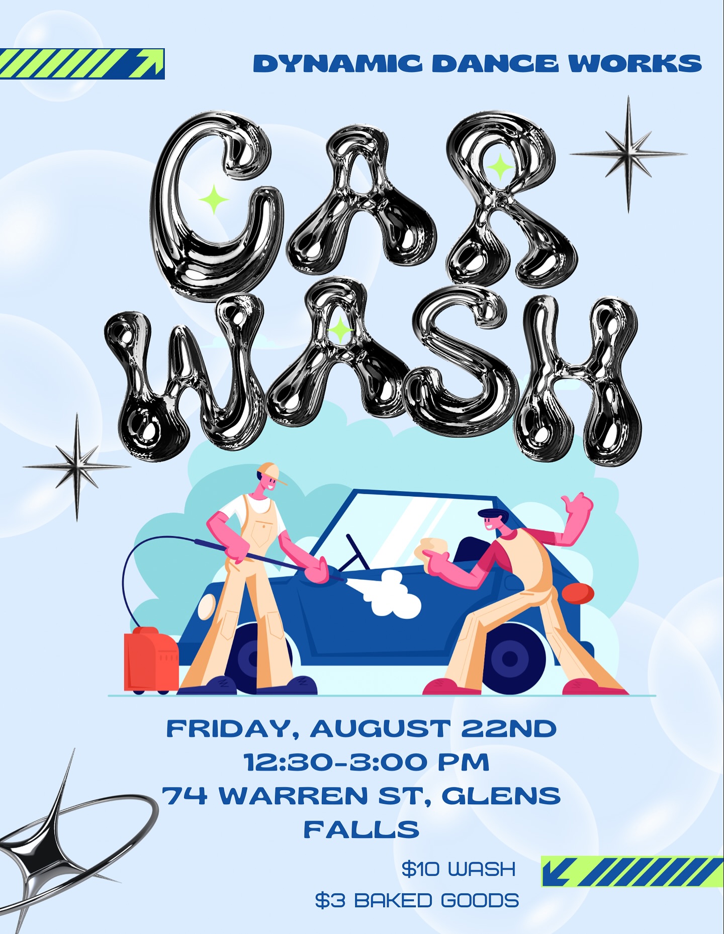 ⚡️FRIDAY: CAR WASH FUNDRAISER⚡️
come get your car washed by our team 12:30-3! baked goods will also be available for purchase 🧁🧁🚙