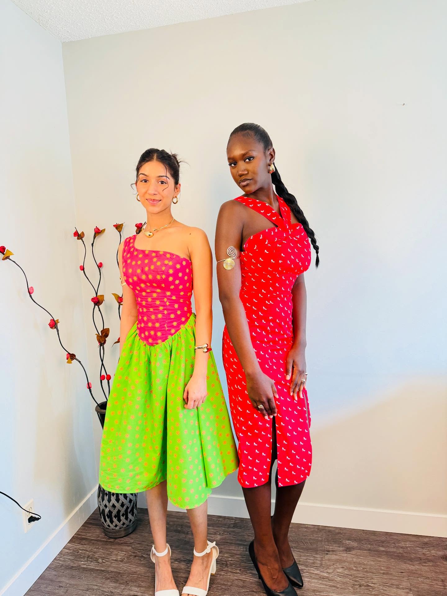 When besties link up in Phase fits 💕✨
One brings the drama, the other brings the charm.
Which team are you?
Bold and striking ❤️❤️
Playful and flirty 🩷💚
#phasedesign #fashionbrand #boldandbeautiful #popofcolor #chooseanoutfit