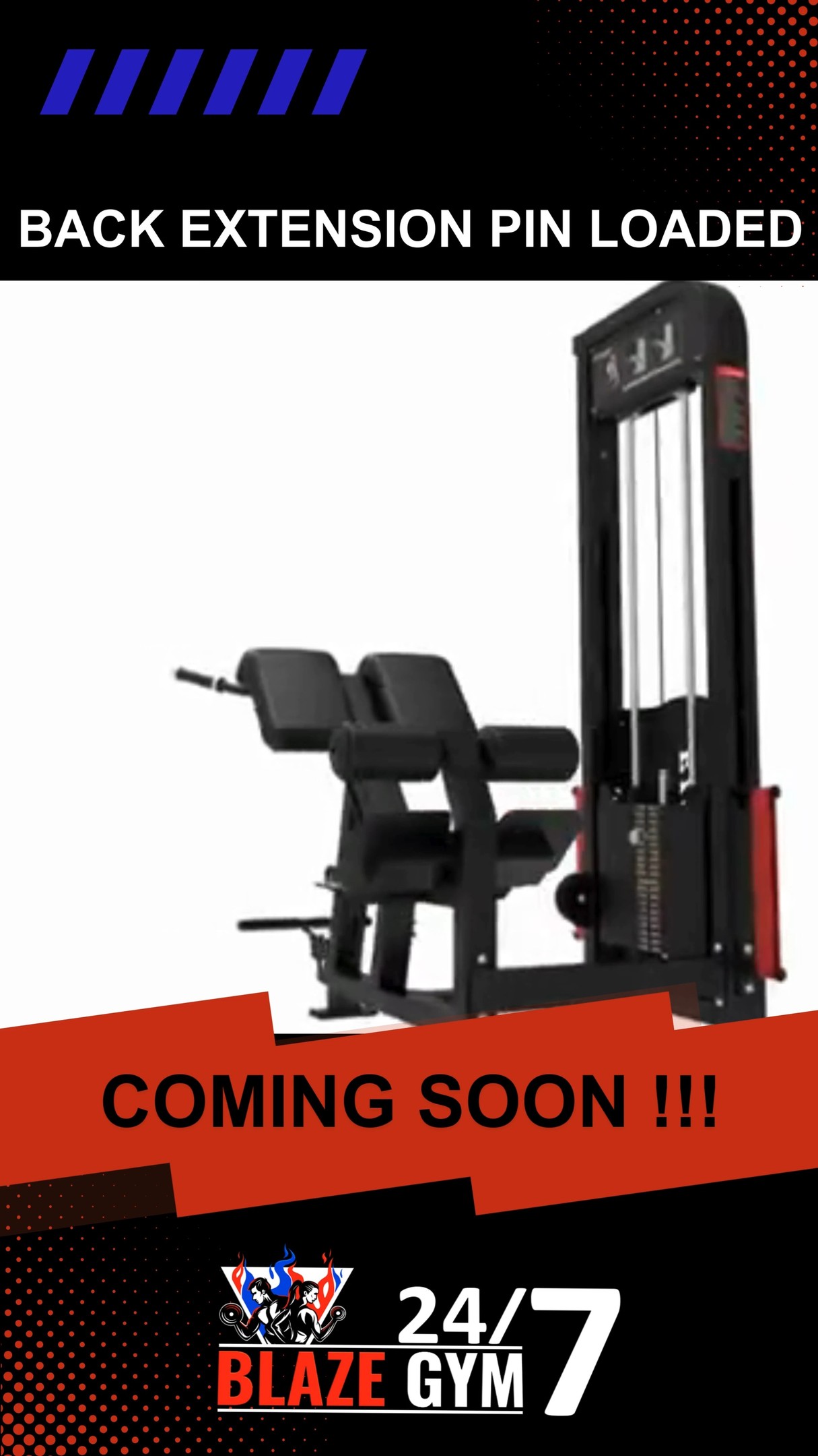Great News! Our brand new Pin Loaded Back Extension is on its way 💪🔥
More new kit still to come… stay tuned!
✅customise the height to specifically target the hamstrings, glutes, or lower back
✅eliminating the hassle of holding plates or kettlebells to add resistance during the back extension exercise
✅focus on the movement without worrying about the load.
#glute #backextensions #woodford #highamspark #chingfordmount #chingfordmums #woodfordgreen #buckhursthill #chigwellmums #Blaze #BlazeGym #Fitness #Exercise #Workout #GroupExercise #Chingford #NorthChingford #SouthWoodford #Loughton #highamsparklife #chooselocalhp #highamspark_e4 #gyminchingford #highamsparkmums