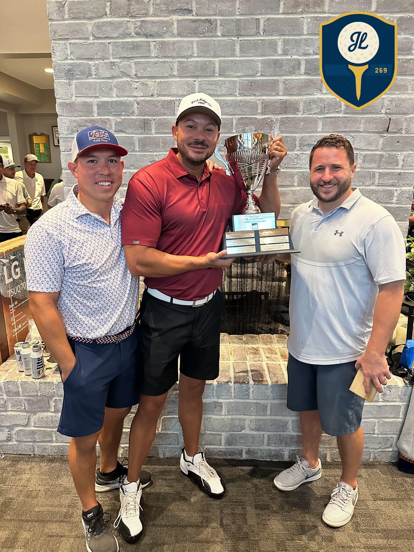 🔥 Champions of the 2025 Jose Leos Memorial Golf Outing! Marcus Benavidez, Michael Kurotobi, Alexander Dunn & Michael Caravia tore up the course with a ridiculous 57 🏌️♂️⛳ That’s how you win a trophy 🏆 Good luck to anyone trying to take the cup from them next year!
