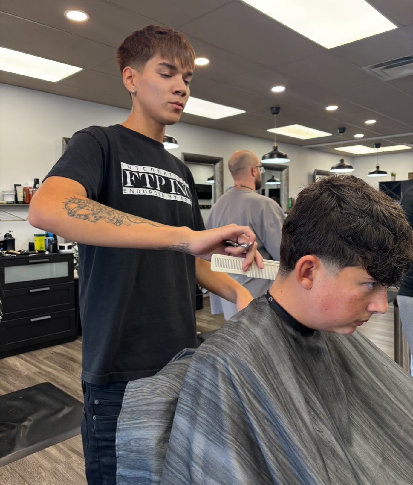 Cash, he is eager to learn and takes pride in his work all haircuts will be supervised and checked before leaving .
haircuts will be $20 for limited time. Call now to book your appointment.