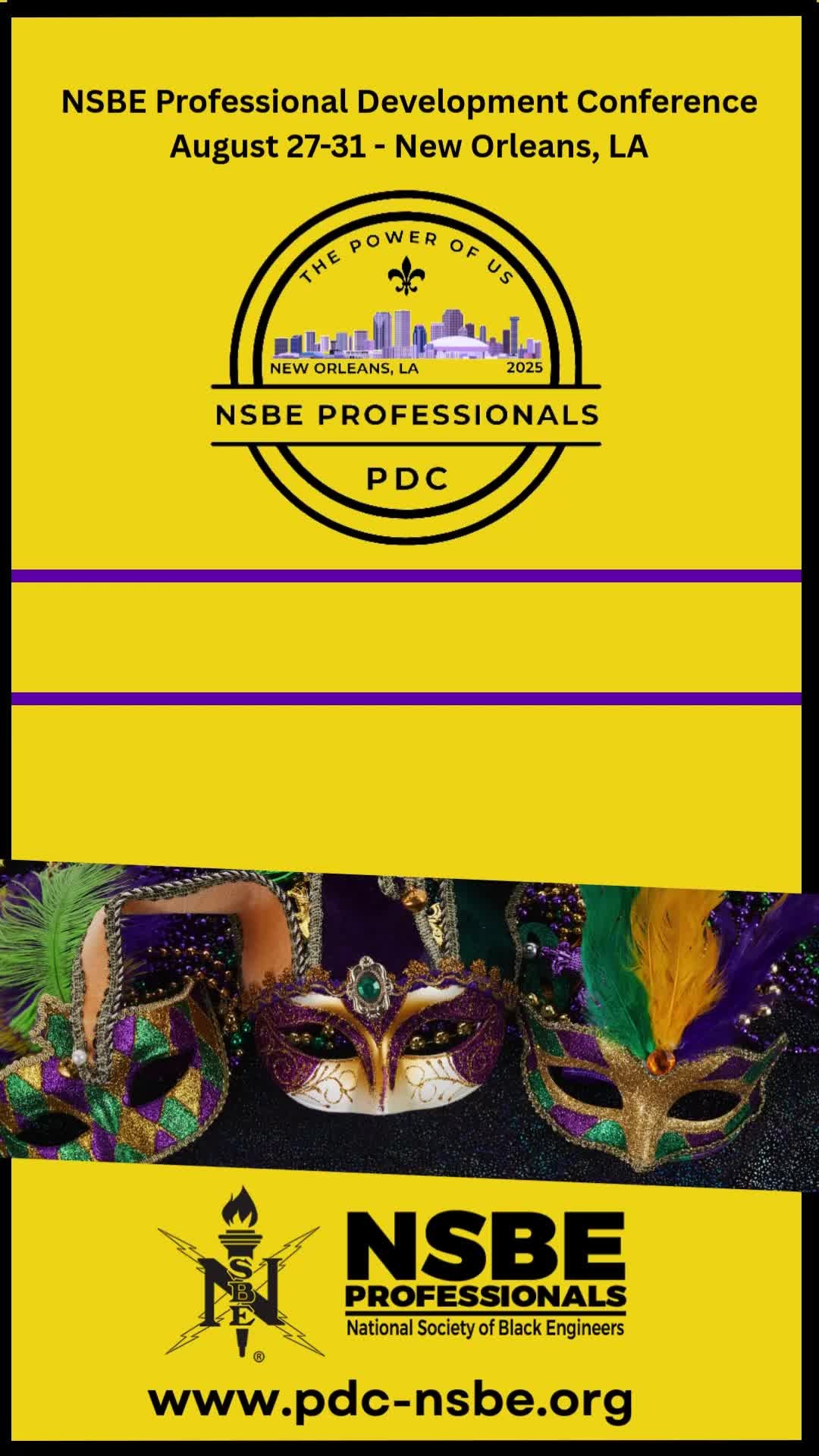 UPDATE: Full Agenda!
๐ฅ Check the video to see how to find the schedule:
Go to www.pdc-nsbe.org โ Click Conference โ Then Schedule
๐ Weโre offering Python Training
๐ช A Bayou Welcome & Black STEM Experience (BSX) Powered by Amazon
๐๏ธ Marketplace - Support the vendors!
๐ผ Career Expo
๐ง Workshops
๐ Power of Pages
Registration rates have increased, but there is still time to register!
Visit www.pdc-nsbe.org
#NSBEPDC2025 #NSBEProfessionals #BlackEngineers #STEMLeadership #PowerOfUs #PDCReady #RegisterNow #CountdownToPDC #ConferenceCountdown #ThisIsWhatPowerLooksLike #NewOrleans #NOLA #NSBEProfessionals #PDC2025 #BlackInSTEM ๐๐๐๐ค