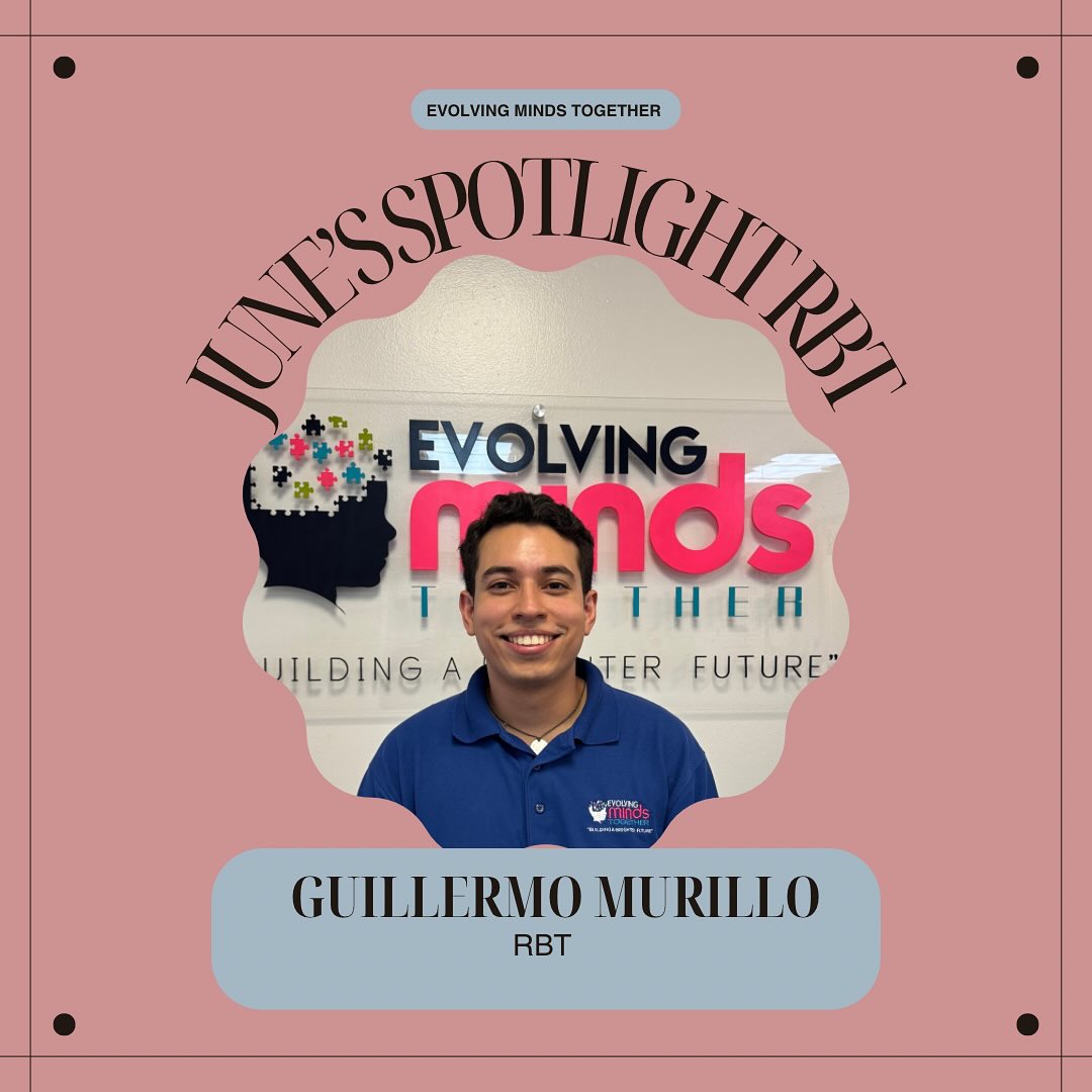 A little about Guillermo: Hi, I’m Guillermo! I’m currently an RBT working toward my goal of becoming a BCBA. I’ve always loved caring for and working with children even since I was a kid myself so when a family friend suggested this field before college, it felt like the perfect fit. From pairing to debriefing, every day in this work feels like a nonstop rollercoaster. What keeps me going are the little things, especially a child’s smile or laugh which always remind me there’s a reason to have a bright day. I take pride in the work I do, the person I’m becoming, and the difference I strive to make. Outside of work, I enjoy spending time with my family, diving into a good book, and (fun fact) you’ll often find me out on the dance floor line dancing!