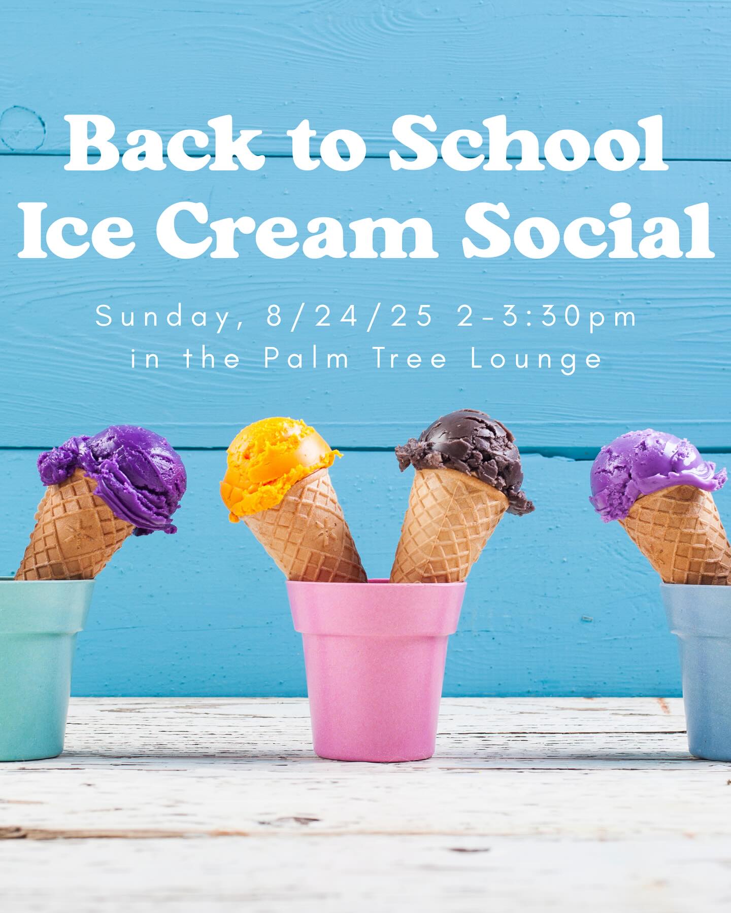 we’re here to celebrate ALL the students of @starclairerecreationclub on sunday, 8/24 with a nice ice cream surprise! join us in welcoming them into this new school year as we inch further into fall 🍁