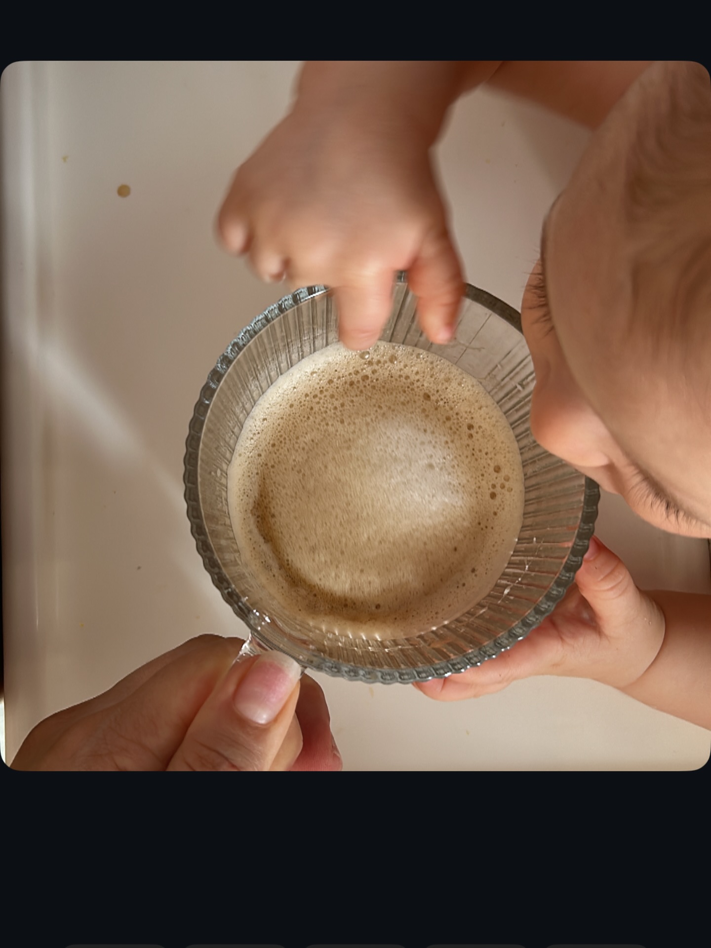 My coffee? Always under attack 👶☕😂 Tiny hands, curious eyes and a sprinkle of baby chatter always find their way into my cup. ☕👶🩵
And maybe that’s the true taste of a #coffeemama moment, a little chaos, a little warmth, and still the sweetest pause of the day. ✨
Moms, how you had your coffee today (hot… or not so hot 🤭)? #coffeemama #coffeelover #coffeetime #mommy #momlife #mommoments #morningmotivation